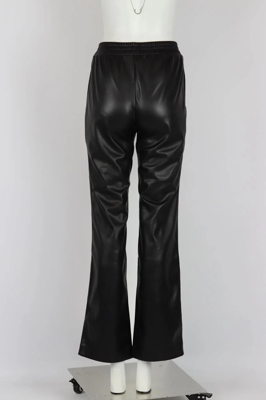 APPARIS FAUX LEATHER STRAIGHT LEG PANTS XSMALL - Image 4