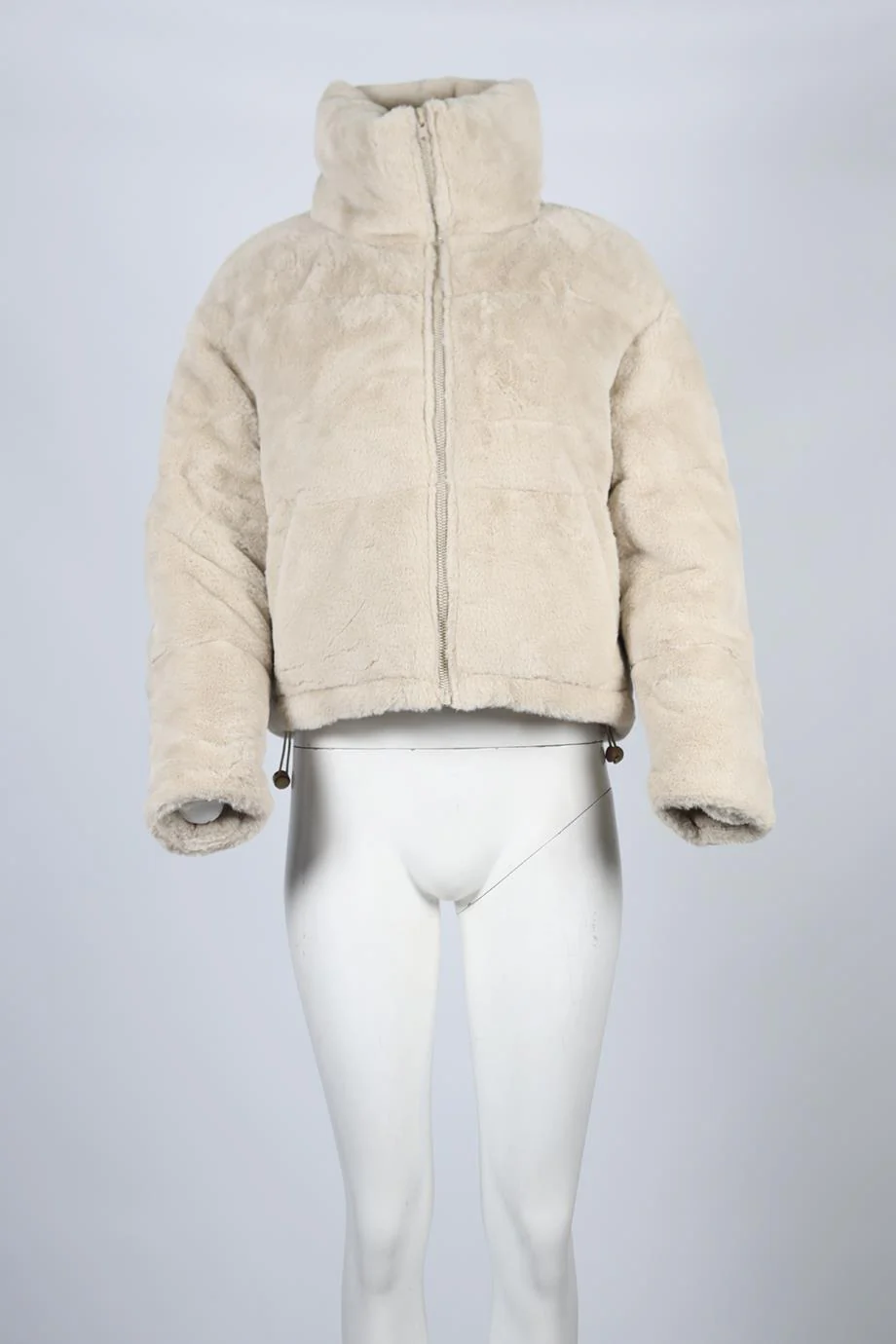 APPARIS QUILTED PADDED FAUX FUR JACKET XSMALL - Image 2