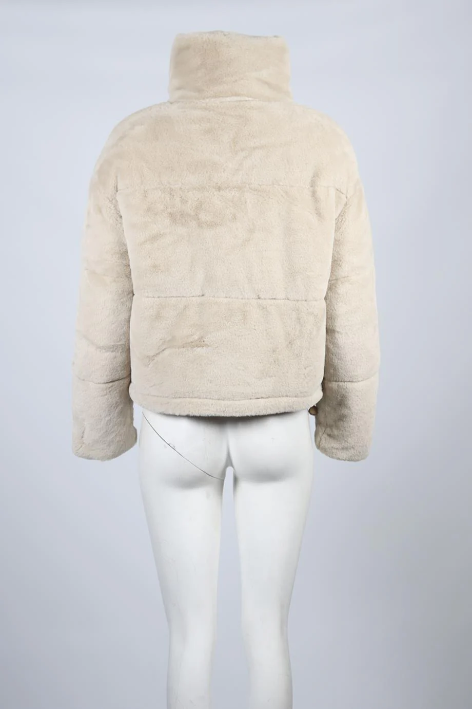 APPARIS QUILTED PADDED FAUX FUR JACKET XSMALL - Image 4