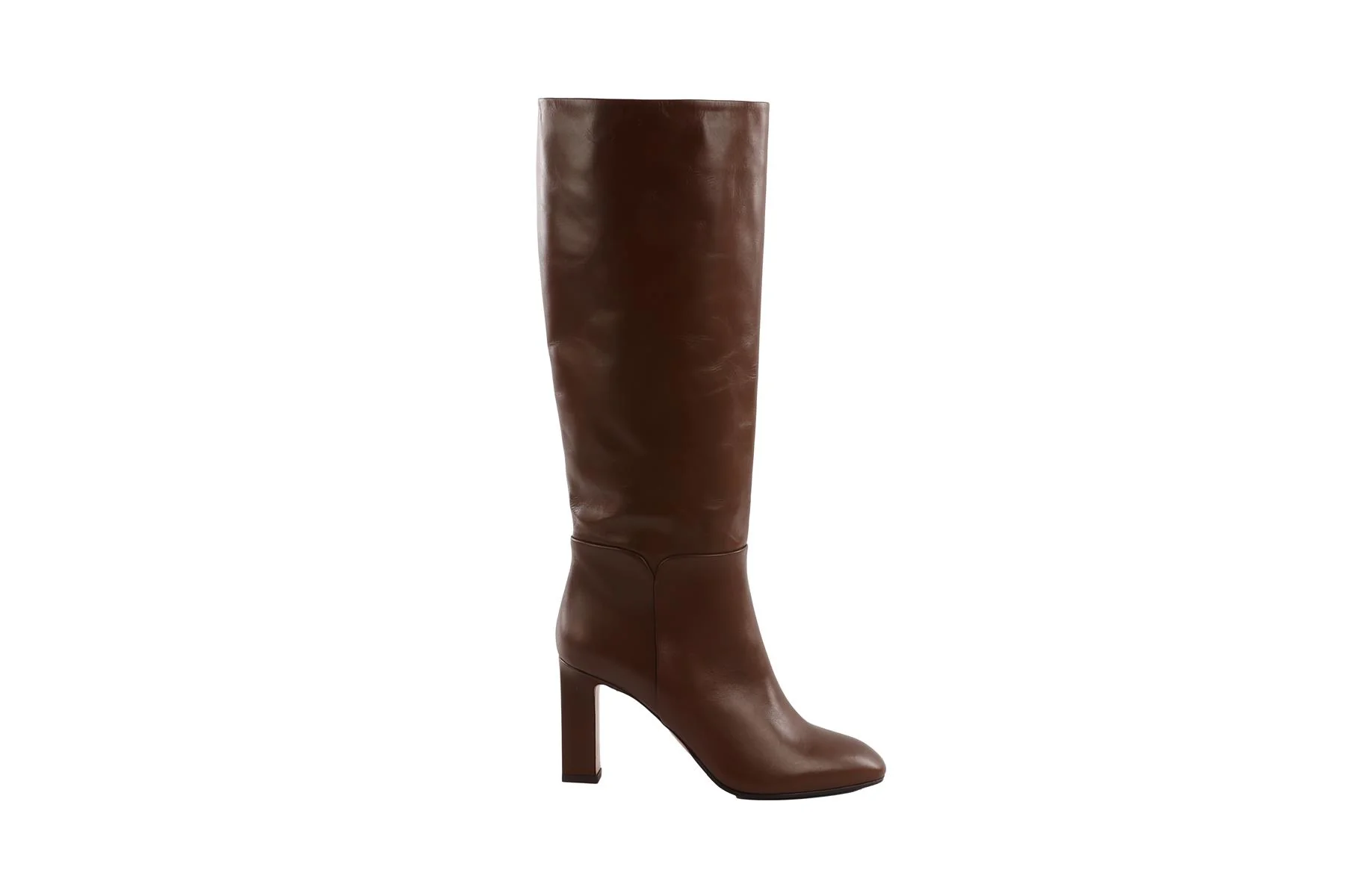 AQUAZZURA BROWN LEATHER KNEE HIGH BOOTS EU 38.5 UK 5.5 US 8.5 - Image 2