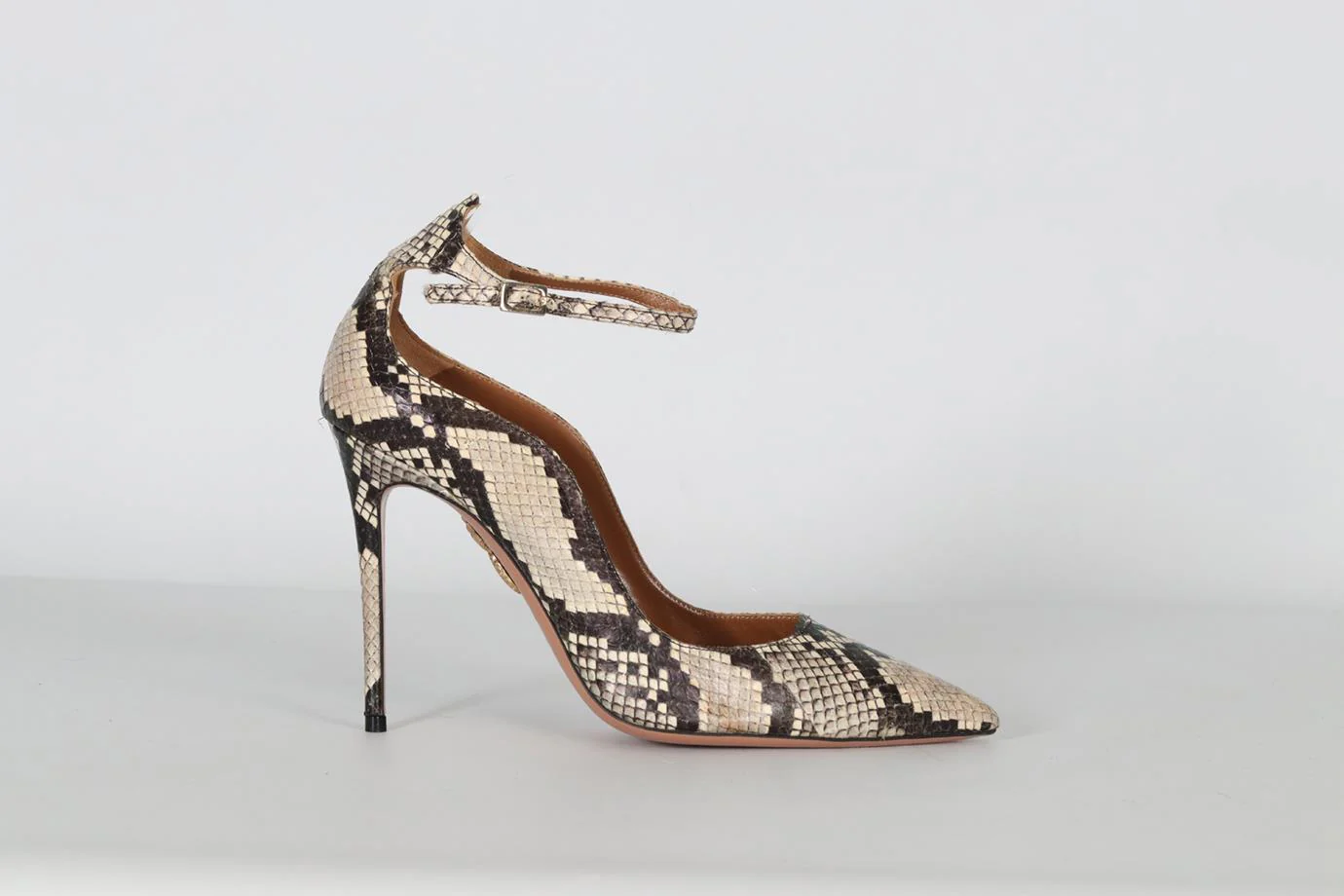 AQUAZZURA PYTHON PUMPS EU 38.5 UK 5.5 US 8.5 - Image 2