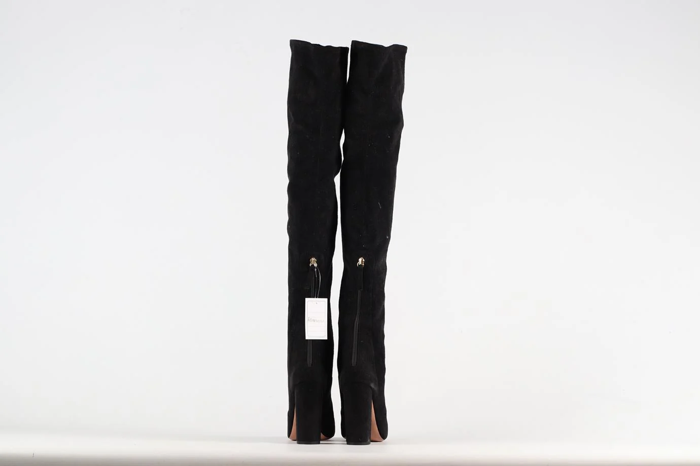 AQUAZZURA SUEDE OVER THE KNEE BOOTS EU 37.5 UK 4.5 US 7.5 - Image 4