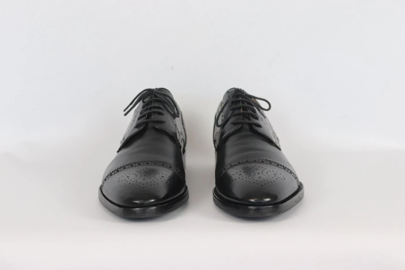 AQUILA MEN'S LEATHER OXFORD SHOES EU 44 UK 10 US 11 - Image 3