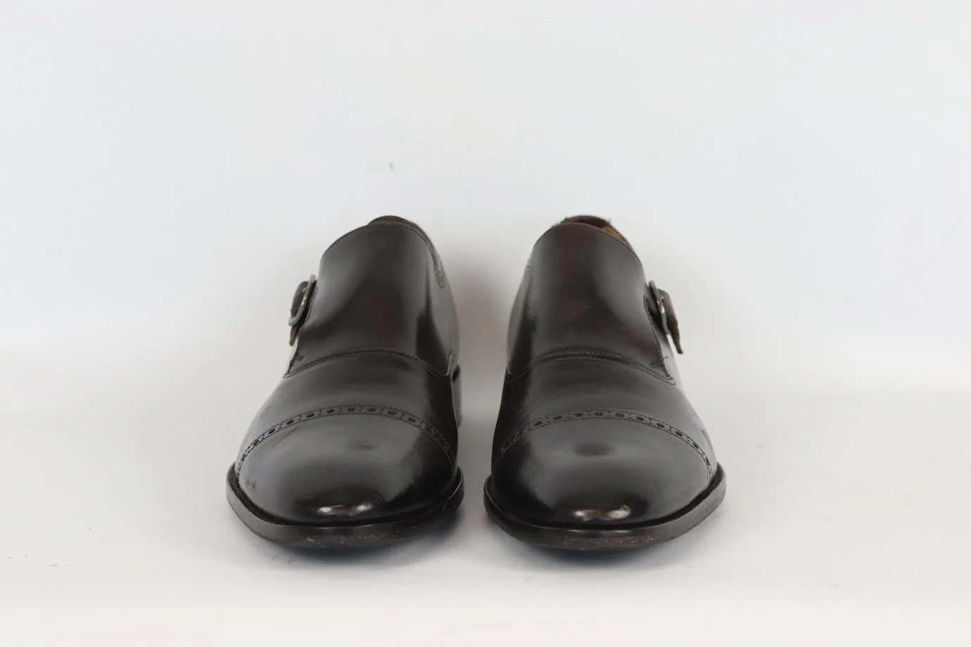 AQUILA MEN'S LEATHER OXFORD SHOES EU 44 UK 10 US 11 - Image 3