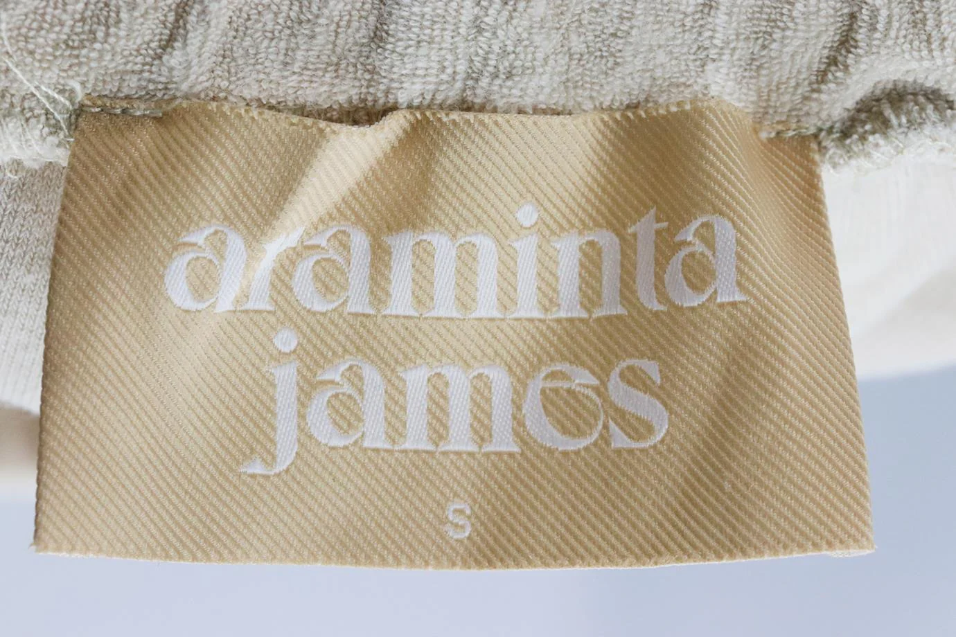 ARAMINTA JAMES COTTON TERRY SHORTS SMALL - Image 5