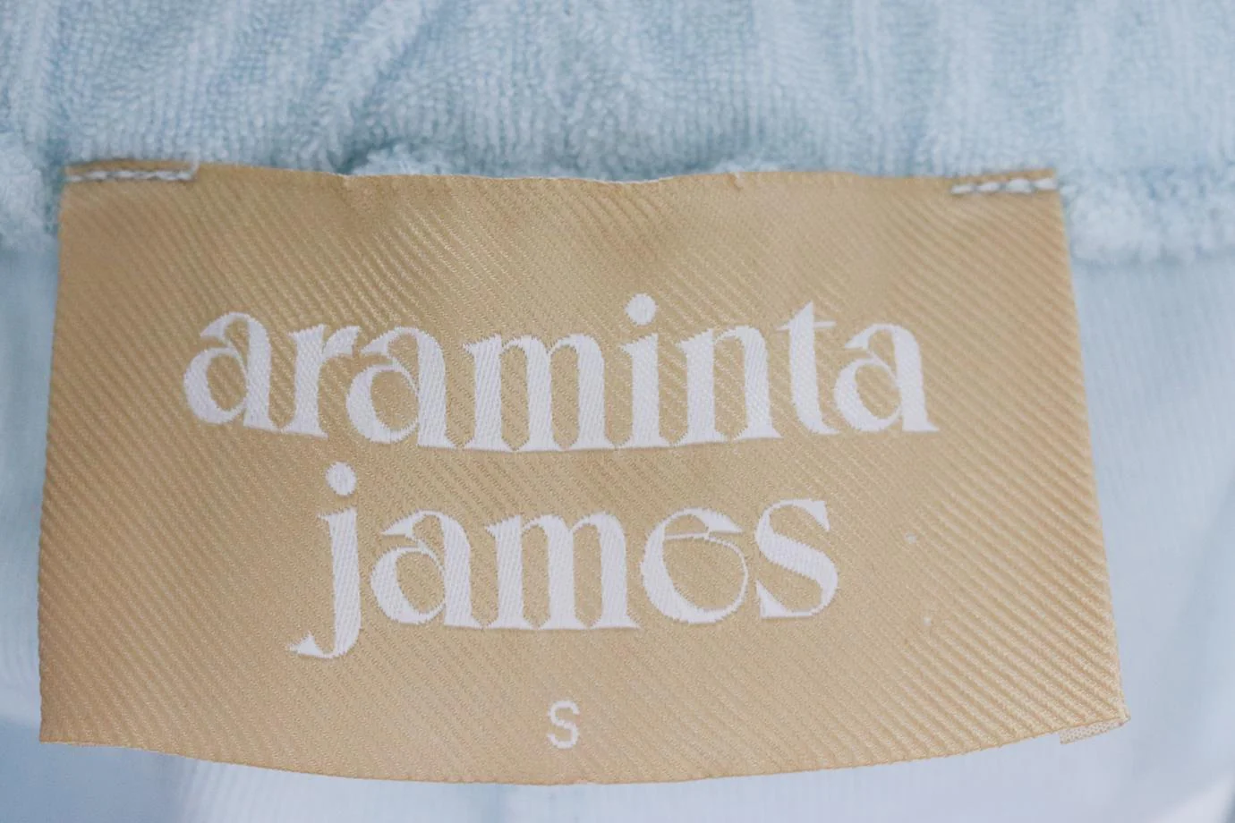ARAMINTA JAMES COTTON TERRY SHORTS SMALL - Image 5