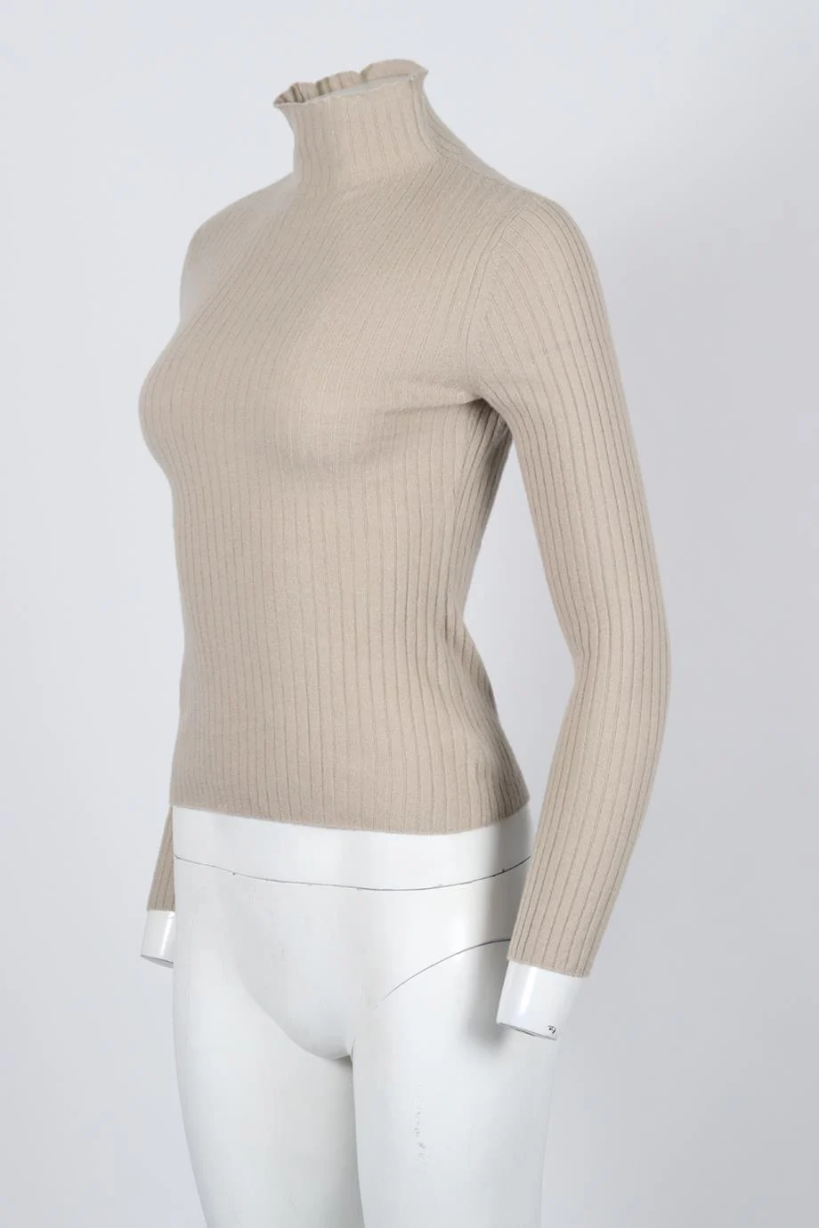 ARCH4 RIBBED CASHMERE TURTLENECK SWEATER SMALL - Image 3