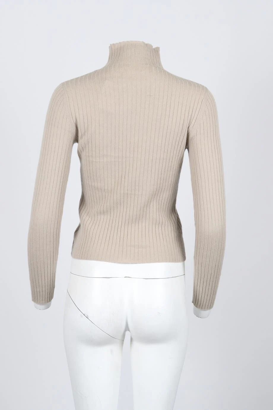 ARCH4 RIBBED CASHMERE TURTLENECK SWEATER SMALL - Image 4