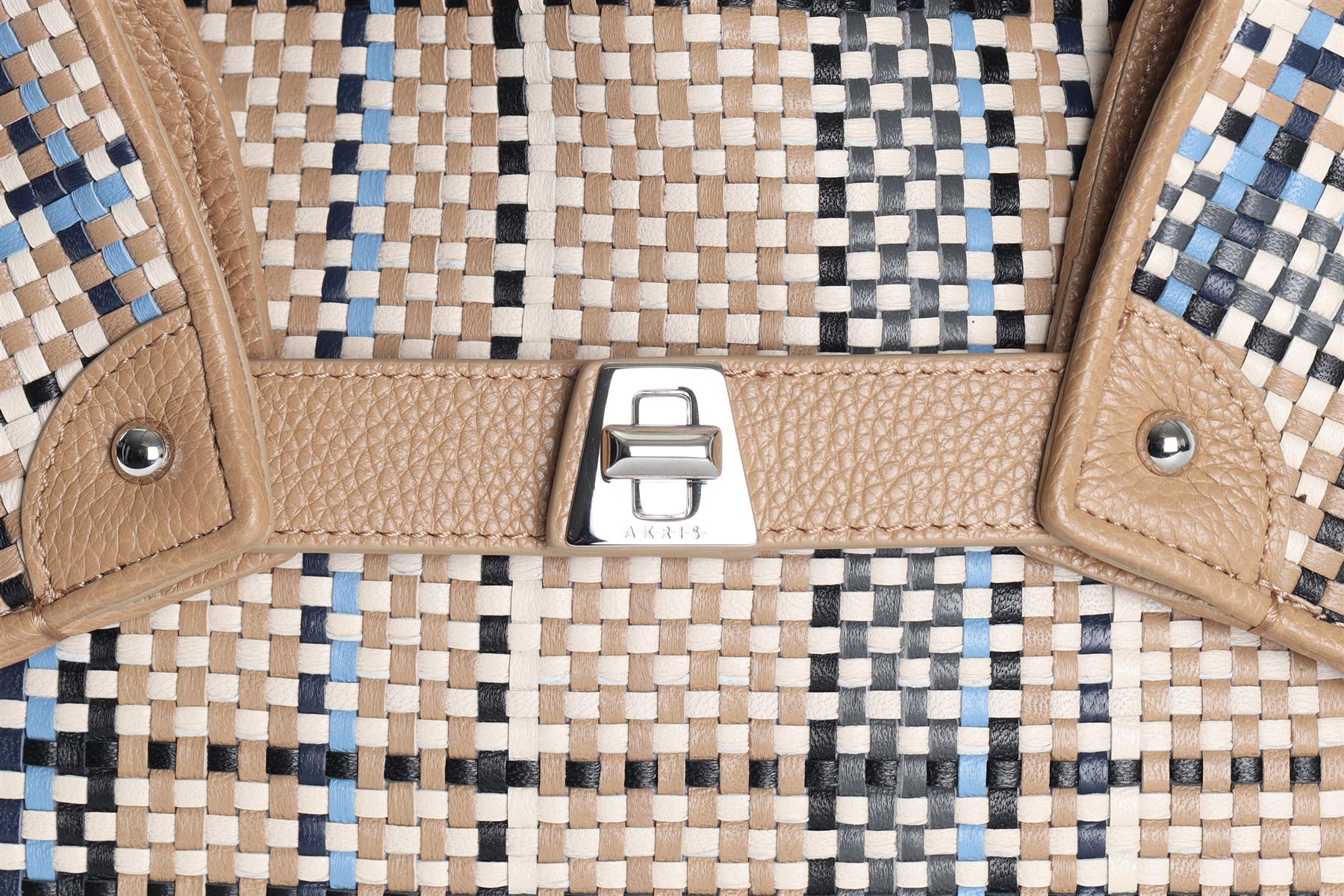 ARKIS BEIGE AI SMALL LEATHER TOTE BAG - Image 10