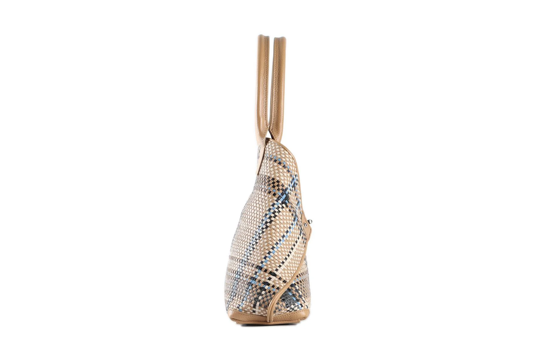 ARKIS BEIGE AI SMALL LEATHER TOTE BAG - Image 7