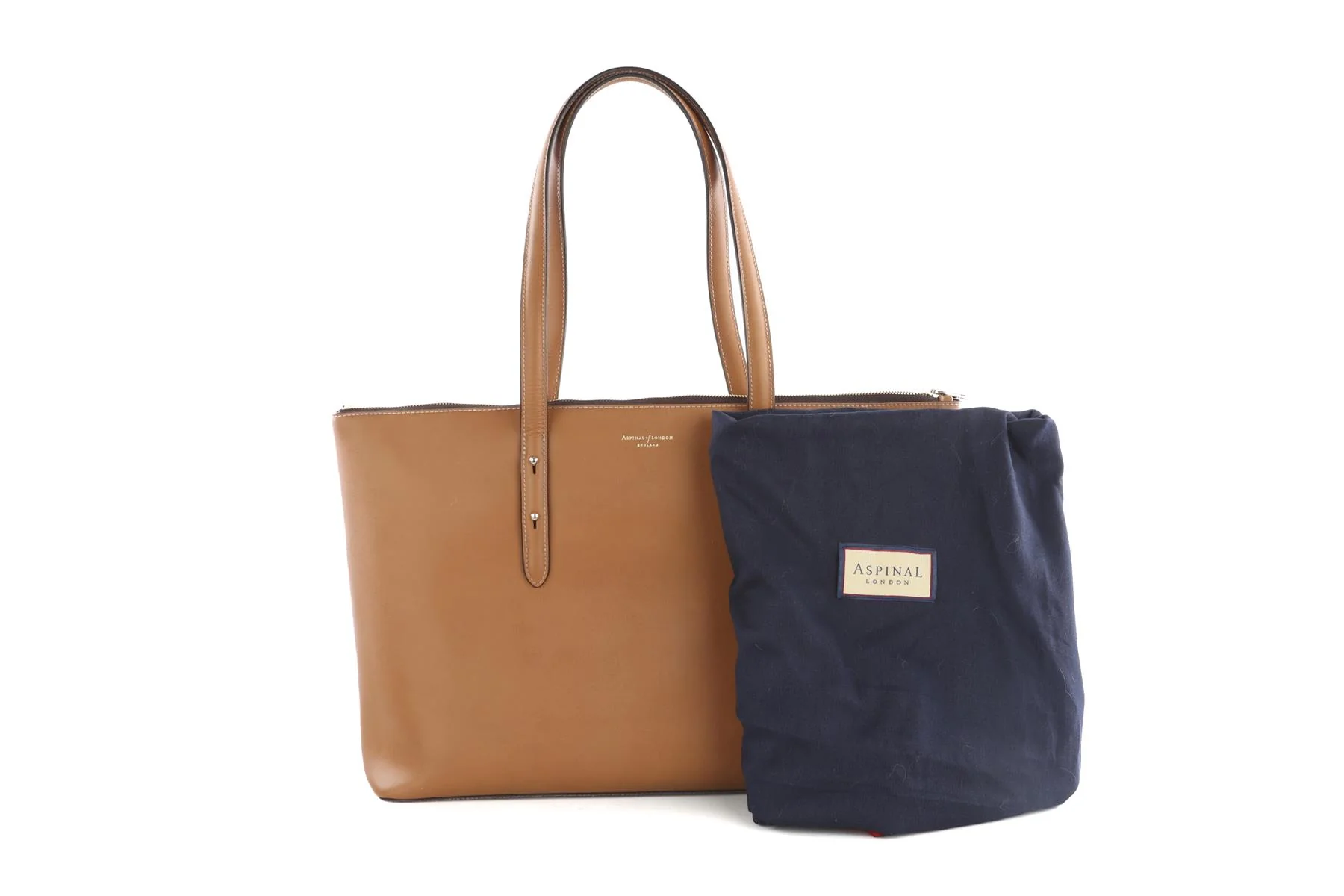 ASPINAL OF LONDON TAN REGENT LEATHER SHOULDER BAG - Image 11