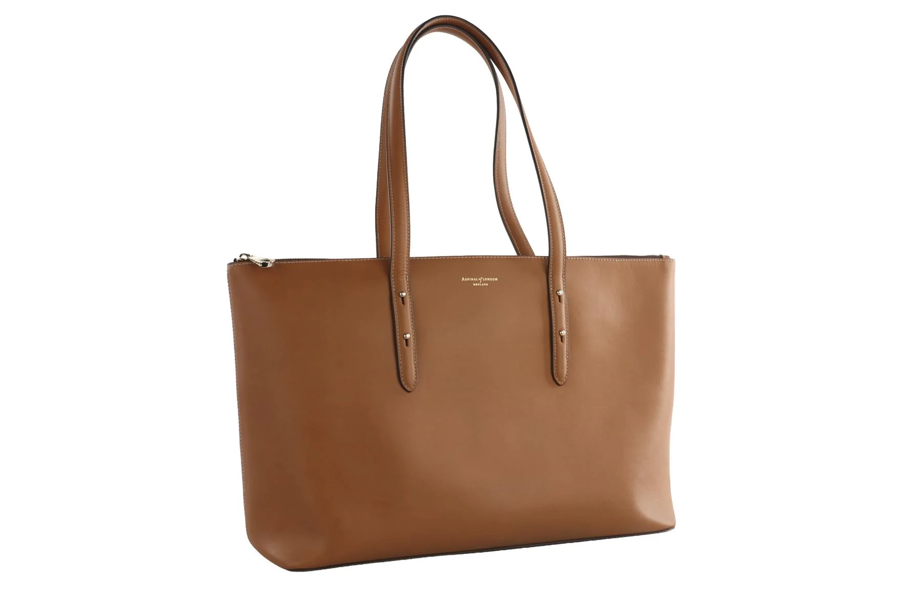 ASPINAL OF LONDON TAN REGENT LEATHER SHOULDER BAG - Image 3