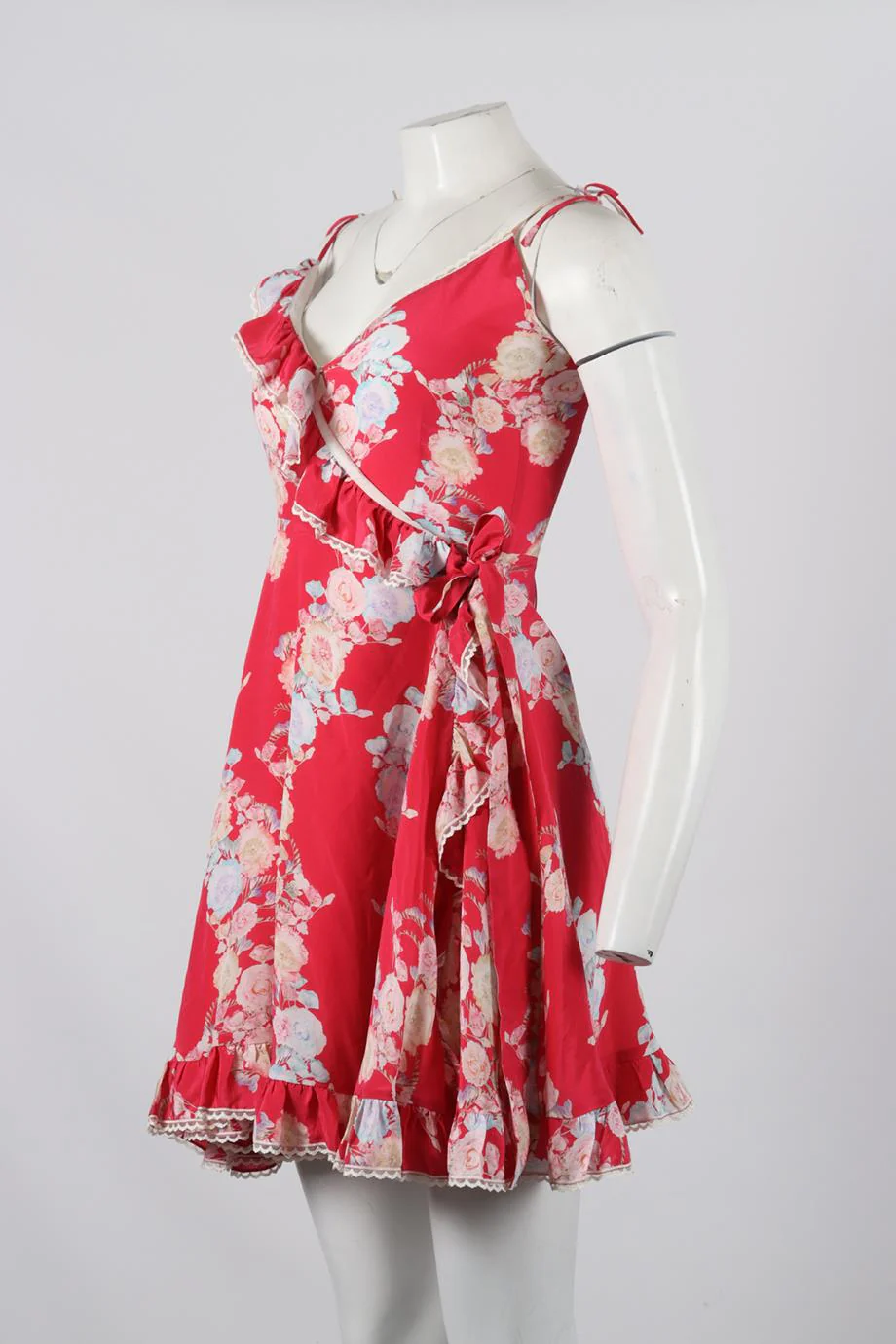 ATHENA PROCOPIOU FLORAL PRINT COTTON MINI DRESS UK 6 - Image 3