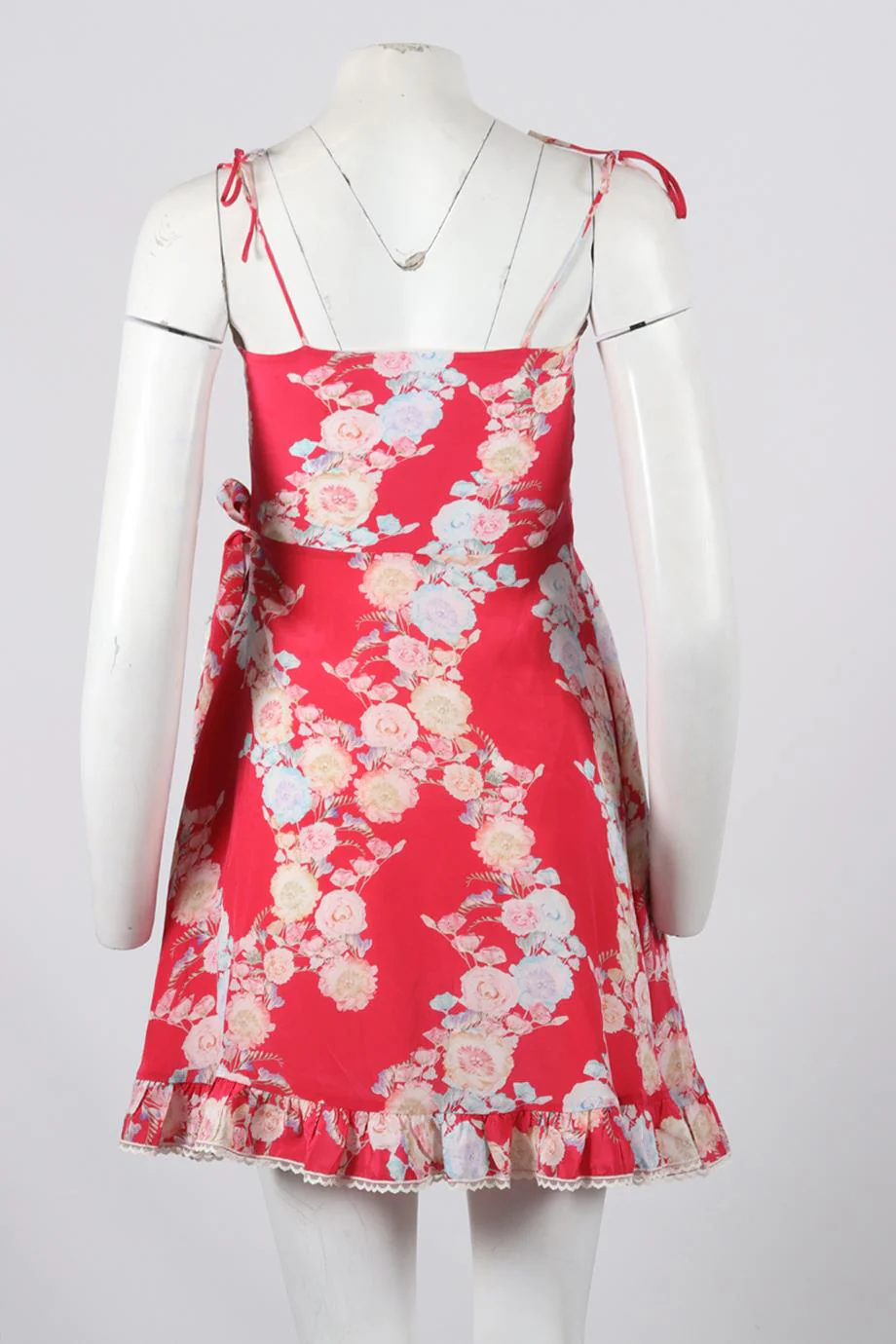 ATHENA PROCOPIOU FLORAL PRINT COTTON MINI DRESS UK 6 - Image 4
