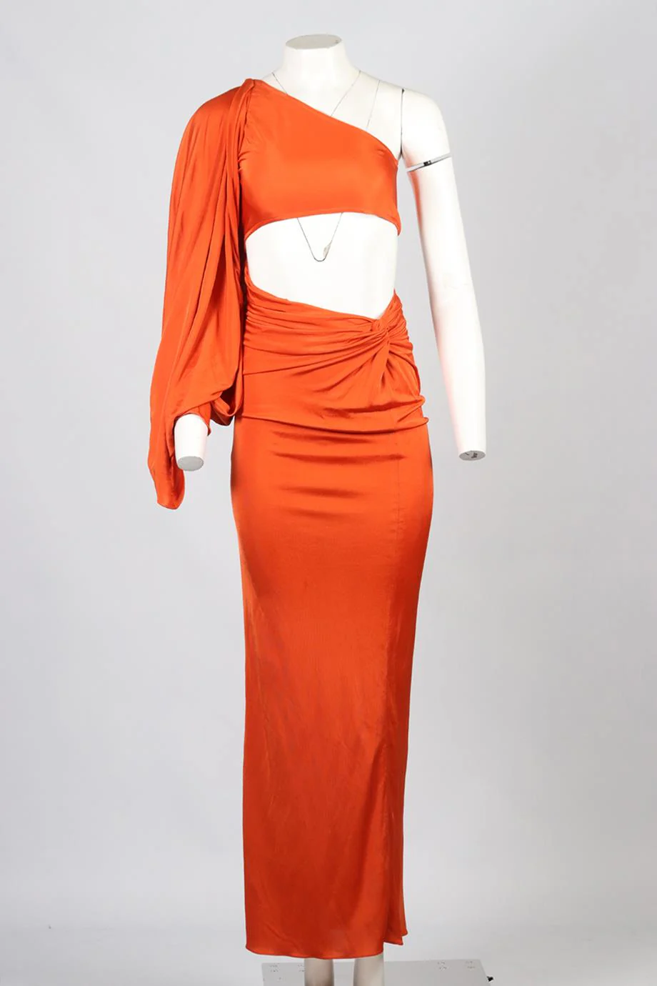 ATLEIN ONE SHOULDER JERSEY MAXI DRESS FR 36 UK 8 - Image 2
