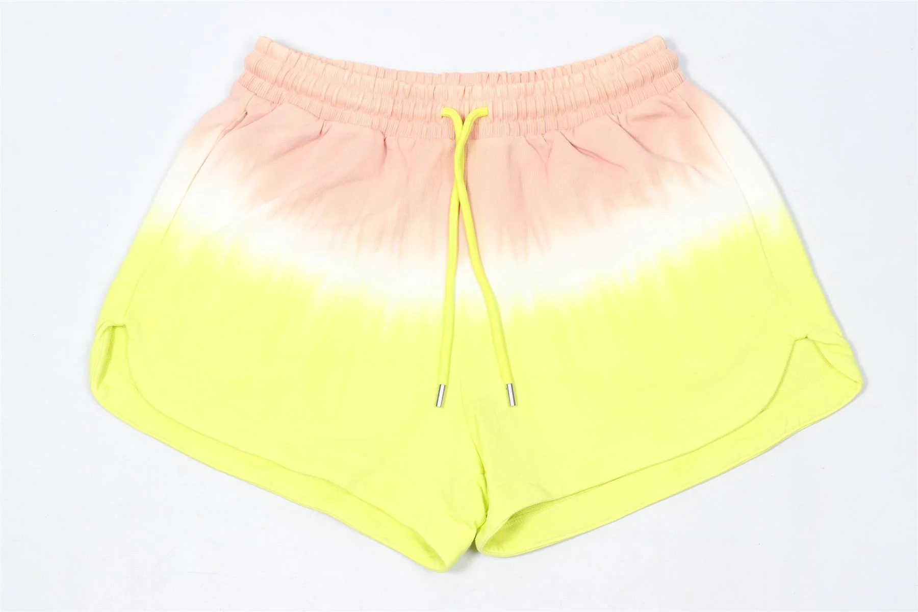 ATM COTTON YELLOW AND PINK TIE DYE SHORTS SMALL - Image 2