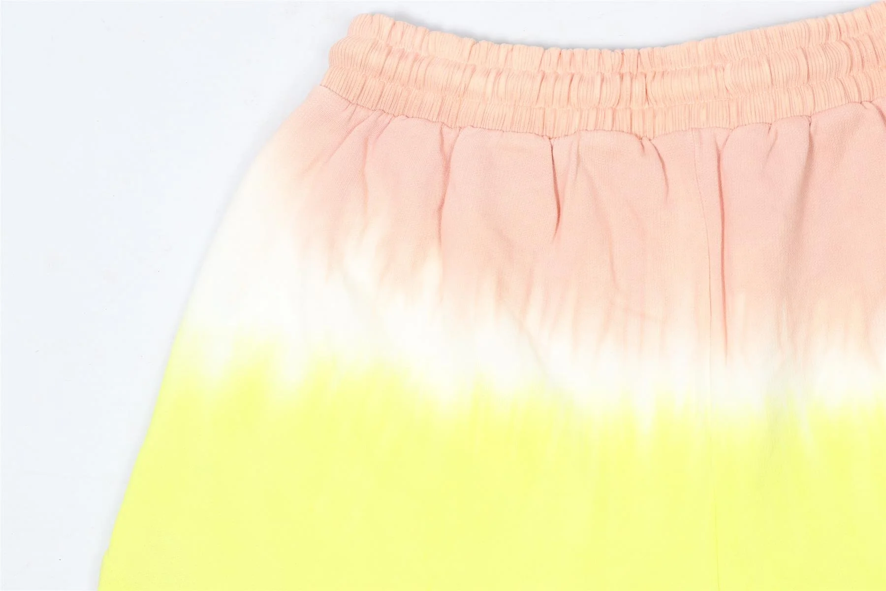 ATM COTTON YELLOW AND PINK TIE DYE SHORTS SMALL - Image 5