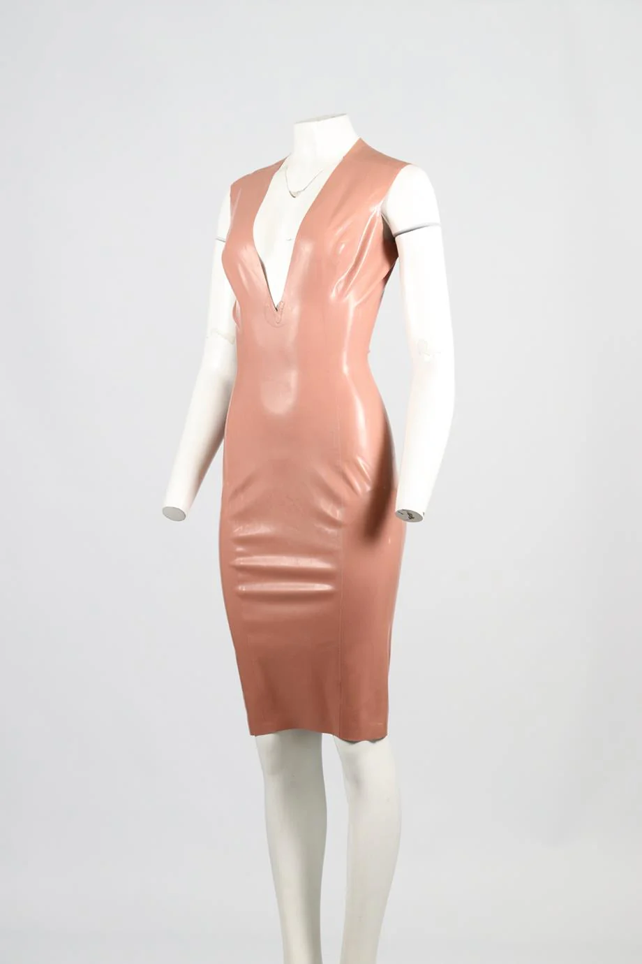 ATSUKO KUDO VINYL MIDI DRESS MEDIUM - Image 3
