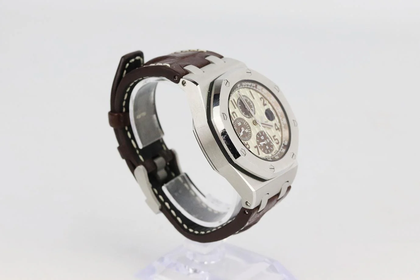 AUDEMAR PIGUET ROYAL OFFSHORE CHRONOGRAPH 42MM SAFARI STEEL WRIST WATCH - Image 4
