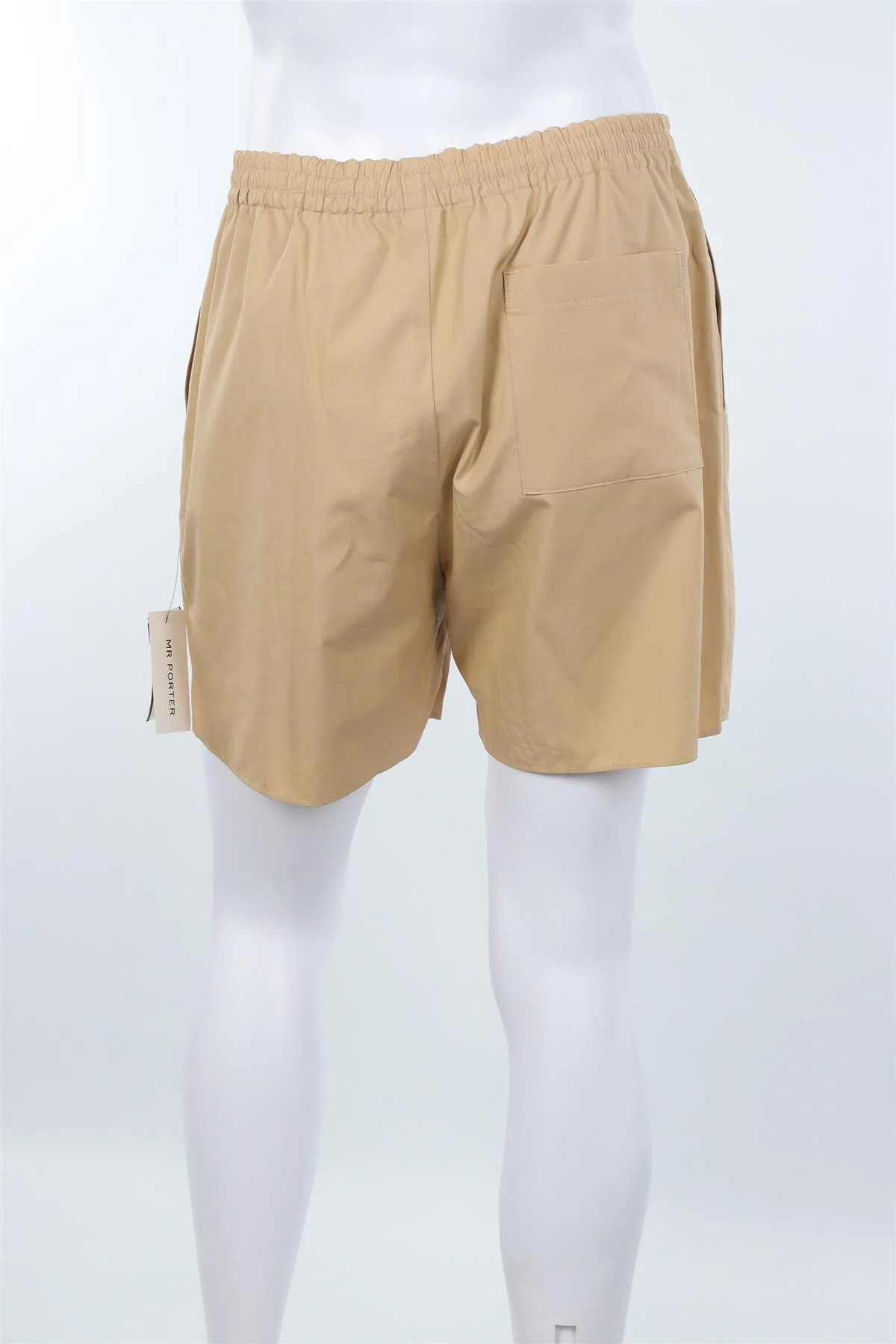 AURALEE BEIGE MEN'S COTTON SHORTS 3 UK/US 30 - Image 4