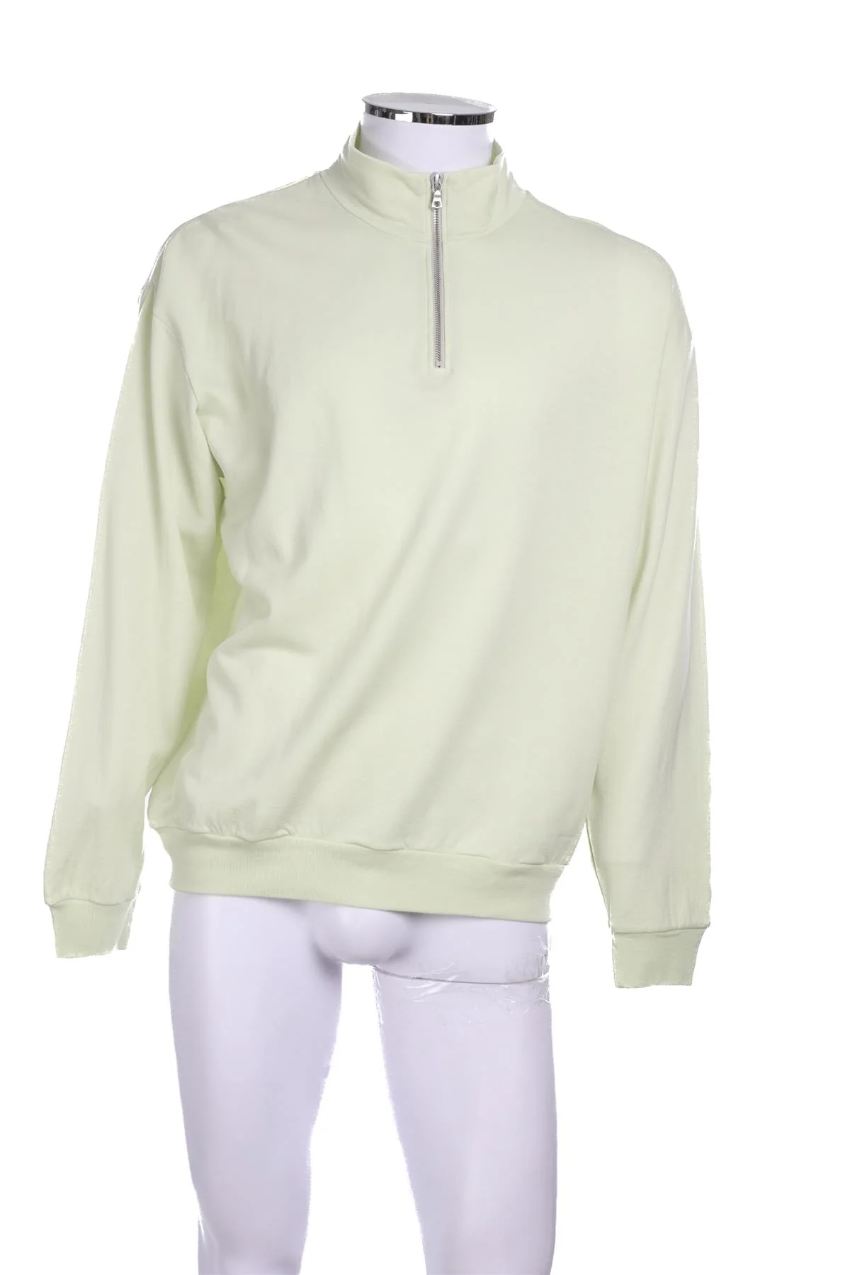 AURALEE GREEN MENS WOOL SWEATSHIRT SMALL - Image 2