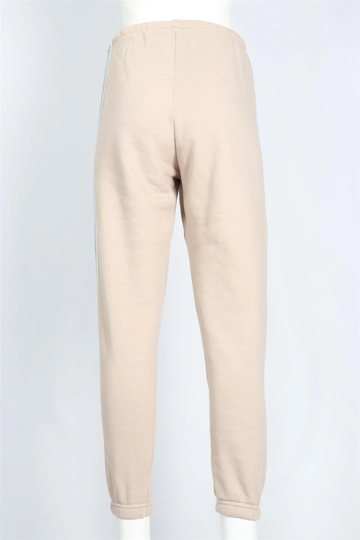 AVIATOR NATION BEIGE COTTON BLEND TRACK PANTS SMALL - Image 4