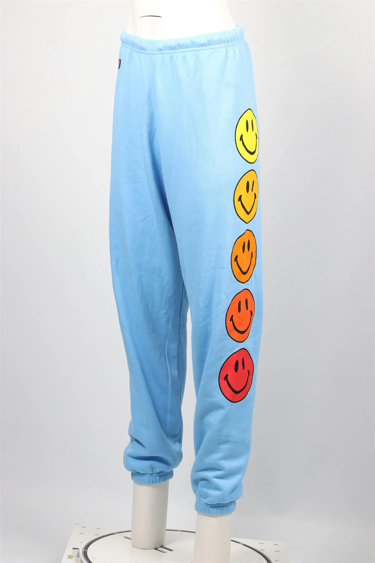 AVIATOR NATION BLUE COTTON BLEND TRACK PANTS MEDIUM - Image 3
