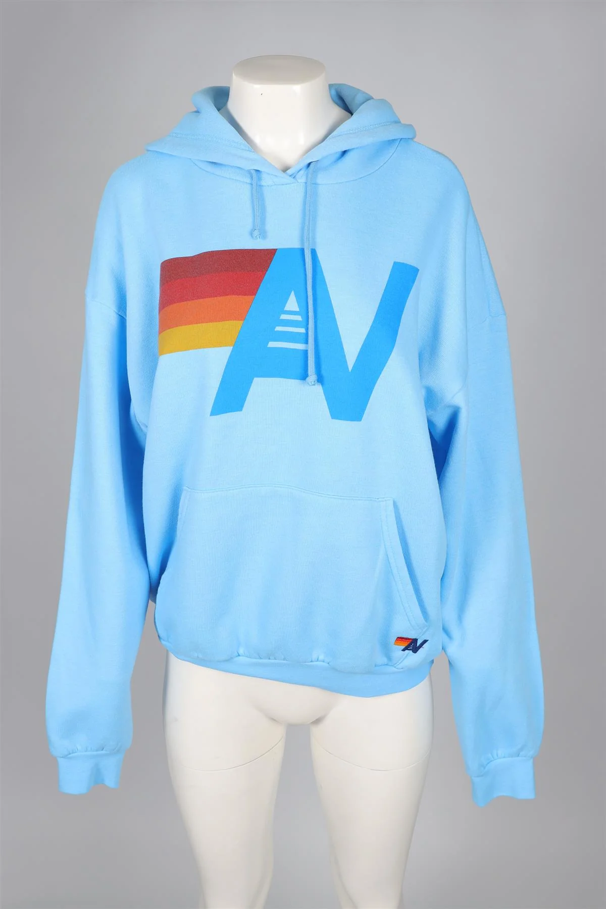 AVIATOR NATION BLUE COTTON HOODIE SMALL - Image 2