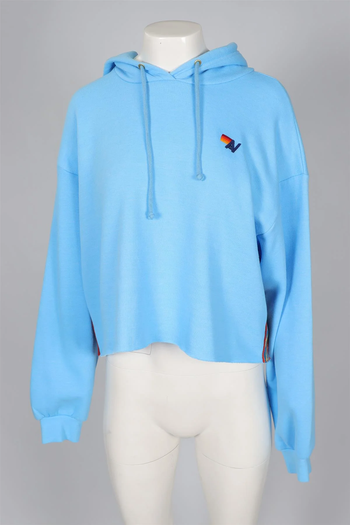 AVIATOR NATION BLUE COTTON HOODIE SMALL - Image 2