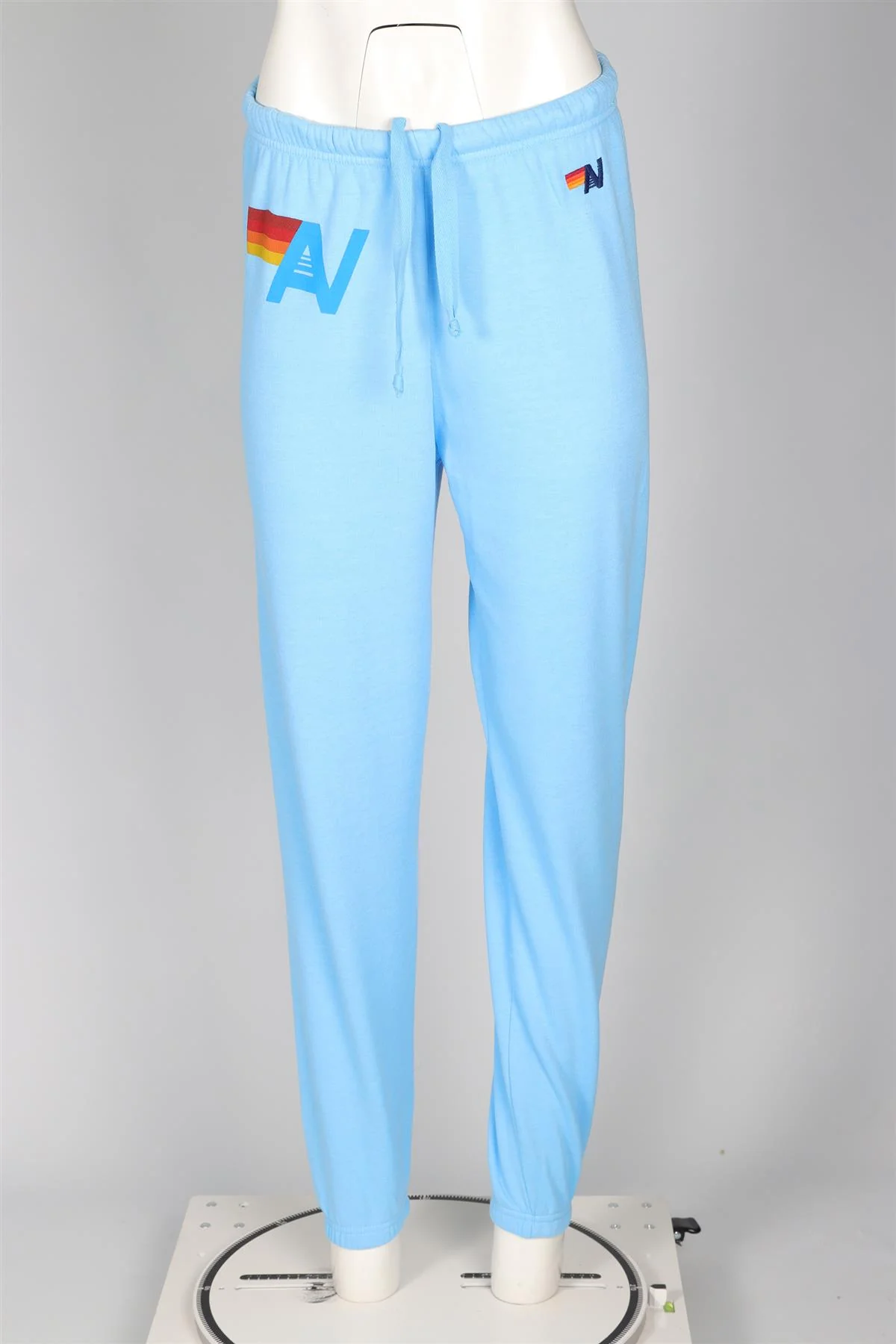 AVIATOR NATION BLUE COTTON TRACK PANTS MEDIUM - Image 2