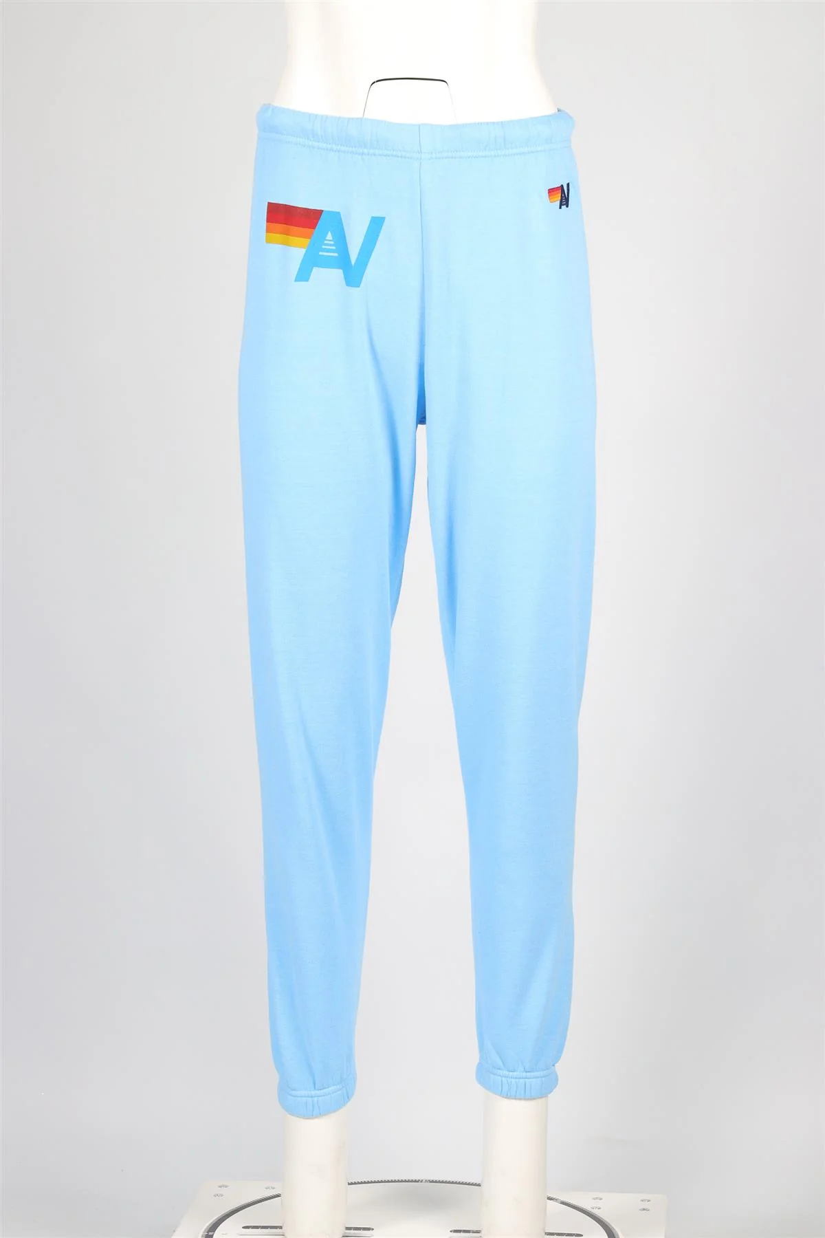 AVIATOR NATION BLUE COTTON TRACK PANTS SMALL - Image 2