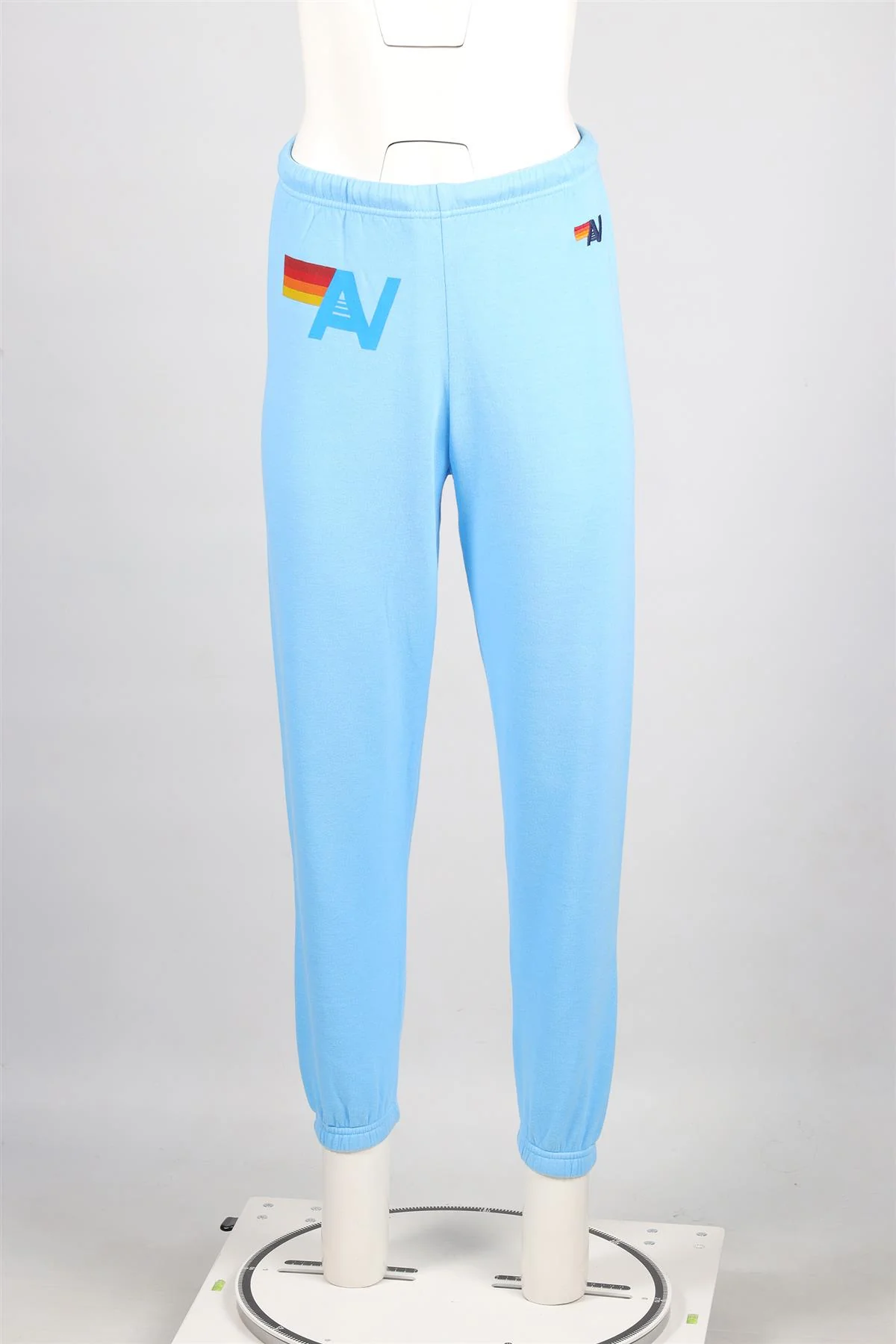 AVIATOR NATION BLUE COTTON TRACK PANTS SMALL - Image 2