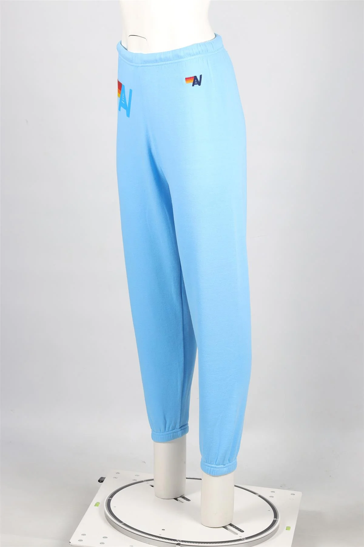 AVIATOR NATION BLUE COTTON TRACK PANTS SMALL - Image 3