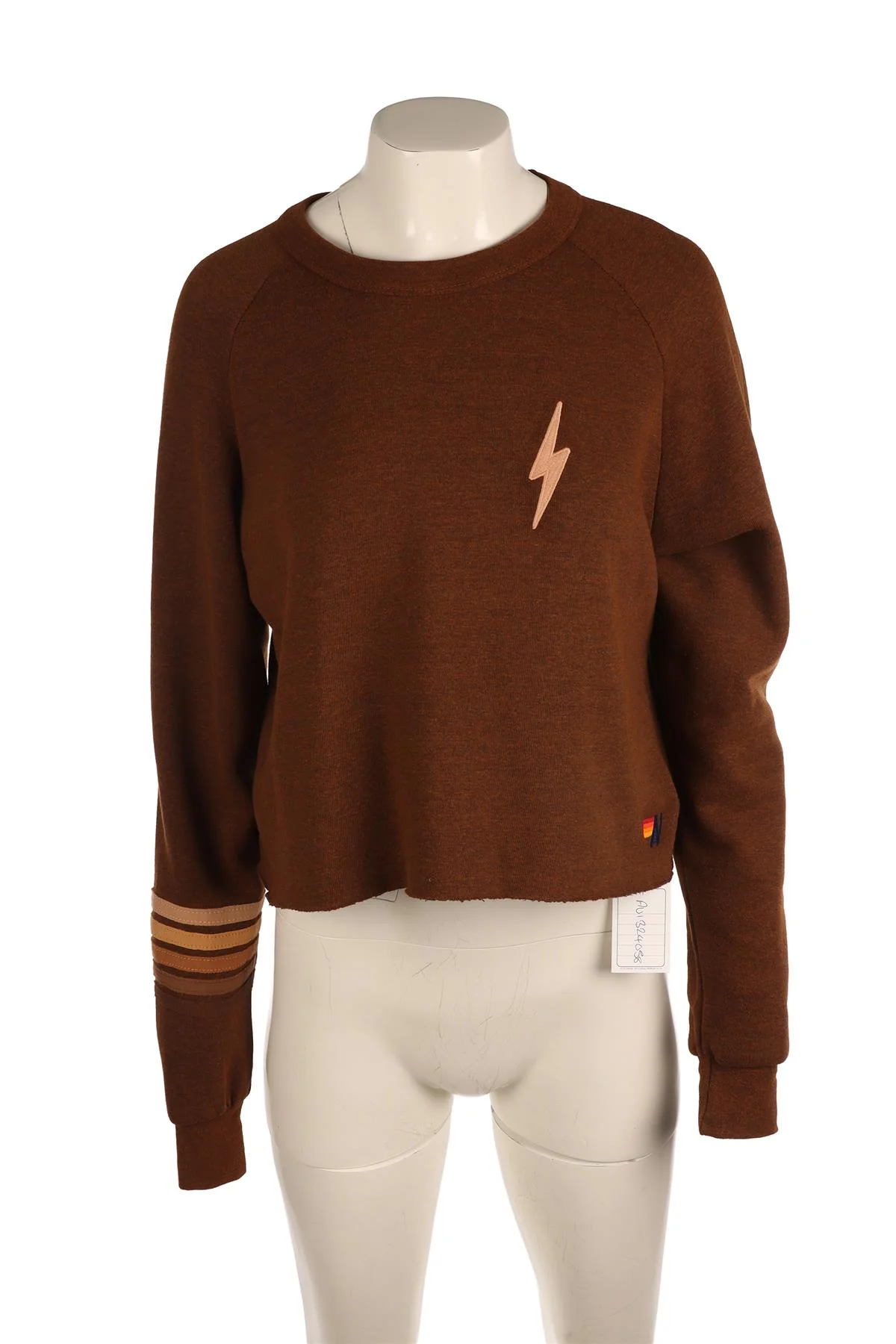 AVIATOR NATION BROWN COTTON SWEATSHIRT MEDIUM - Image 2