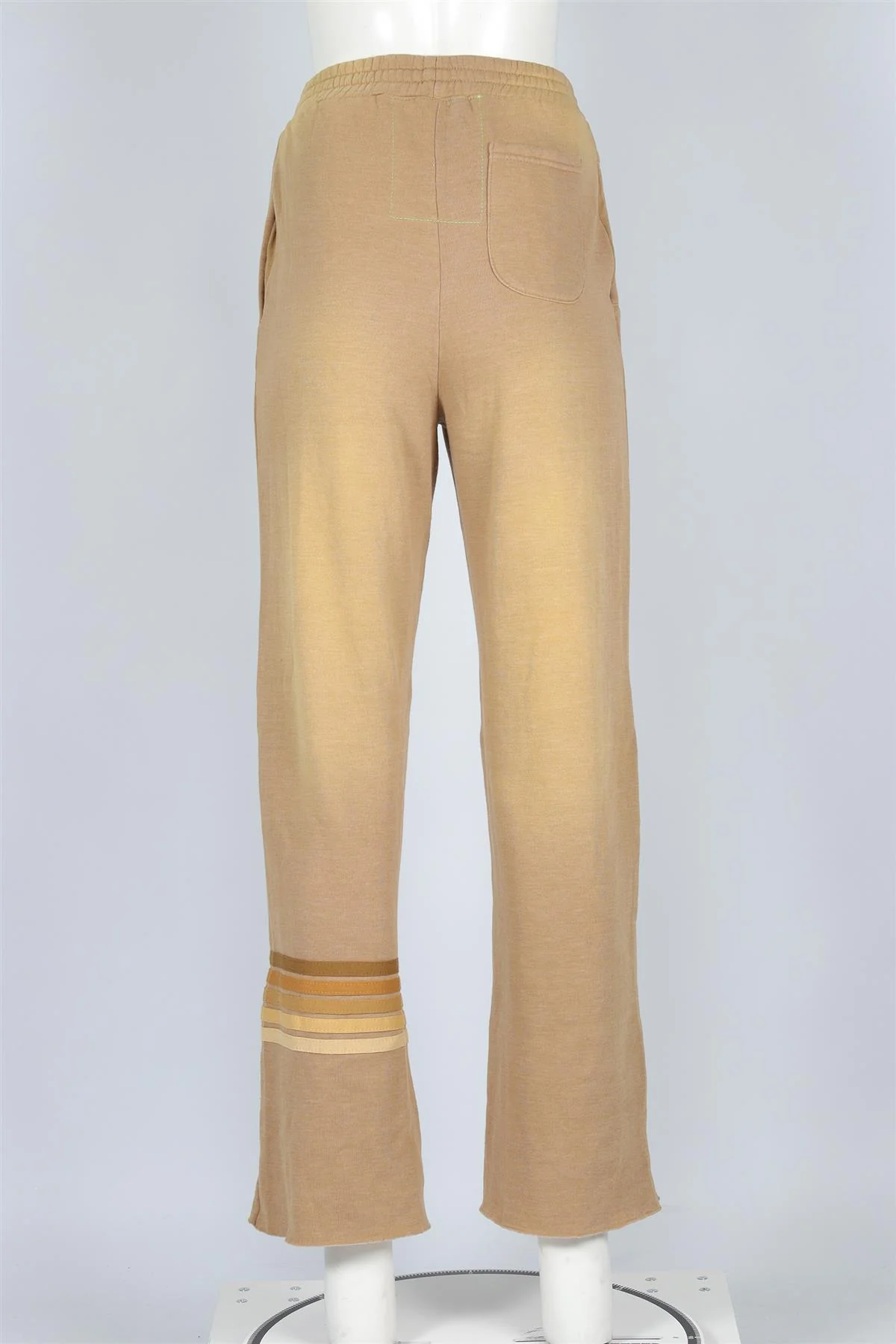 AVIATOR NATION BROWN COTTON TRACK PANTS SMALL - Image 4