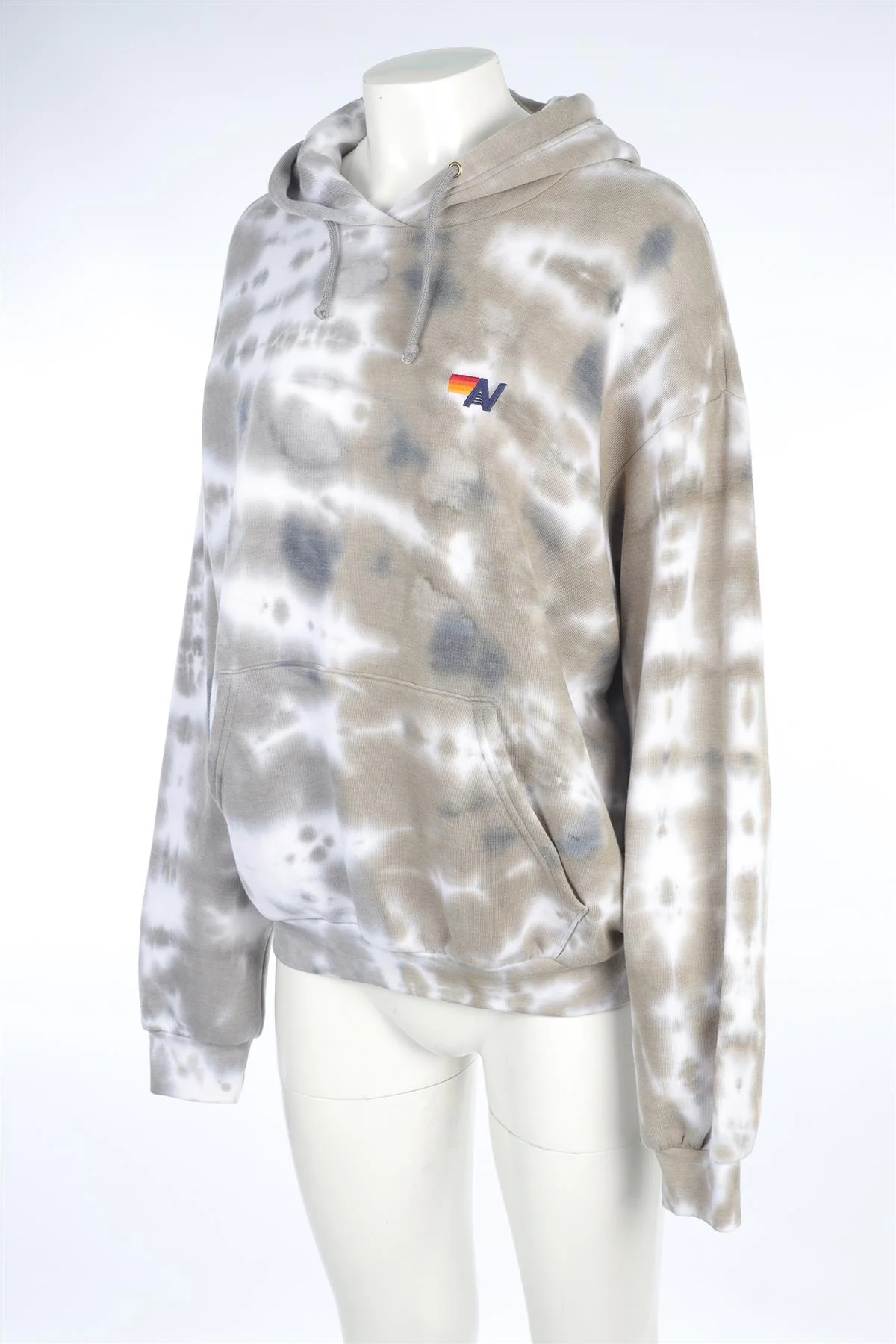 AVIATOR NATION GREEN COTTON HOODIE SMALL - Image 3