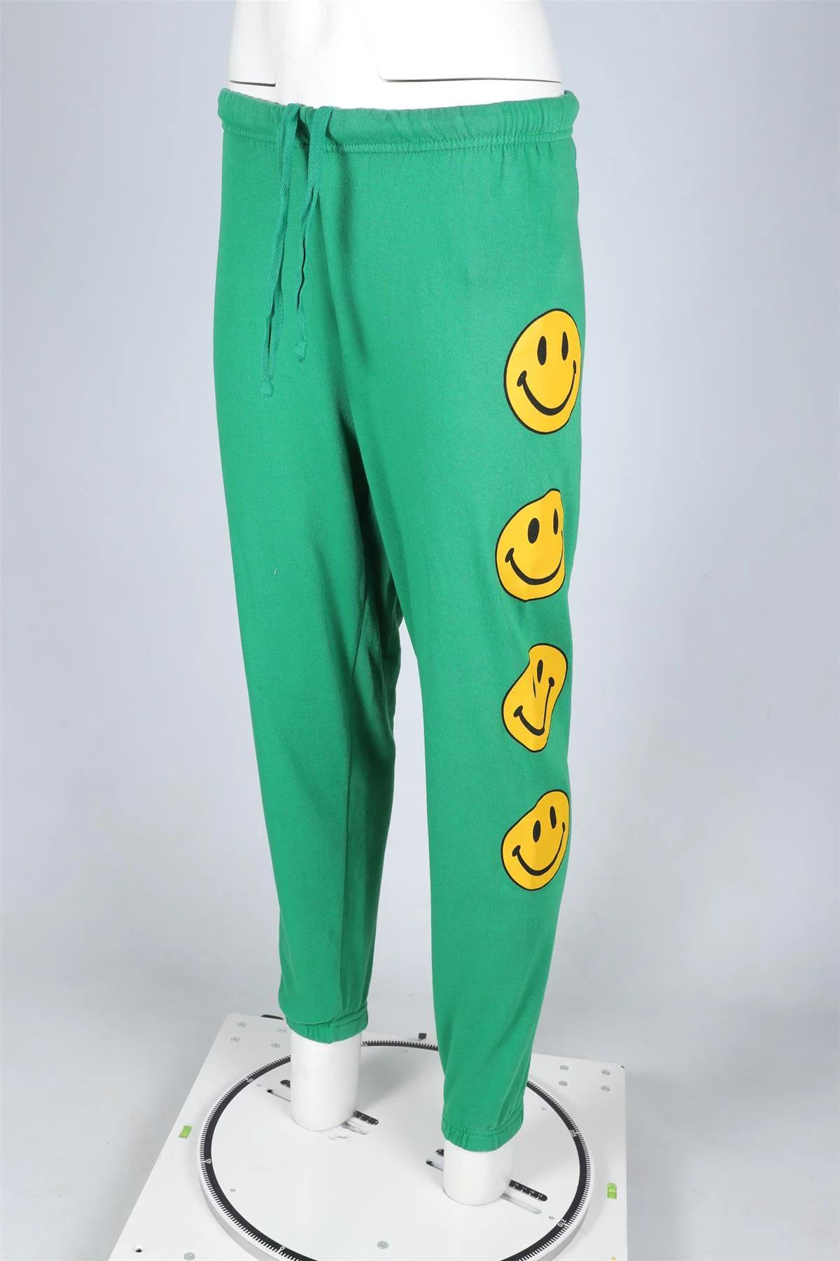 AVIATOR NATION GREEN COTTON TRACK PANTS X-SMALL - Image 3
