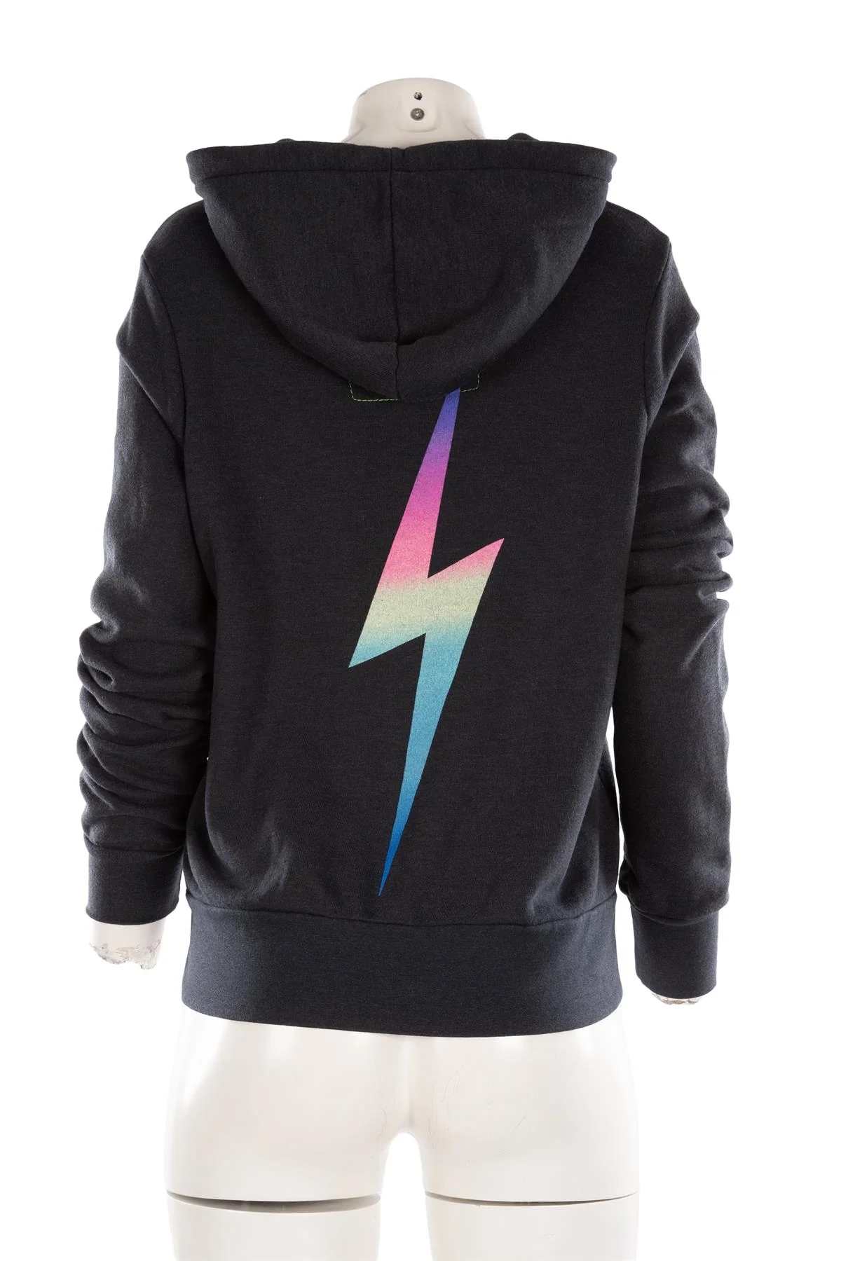 AVIATOR NATION GREY COTTON HOODIE XSMALL - Image 4