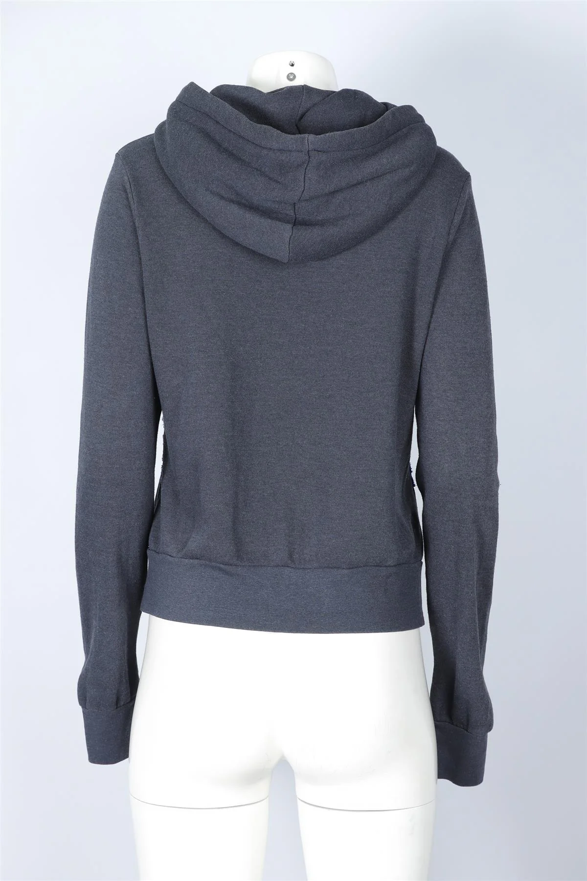 AVIATOR NATION GREY COTTON HOODIE XSMALL - Image 4