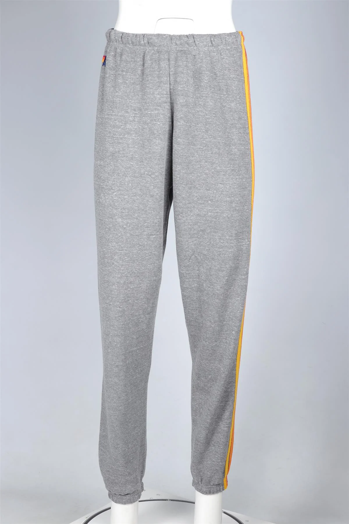 AVIATOR NATION GREY COTTON TRACK PANTS LARGE - Image 2