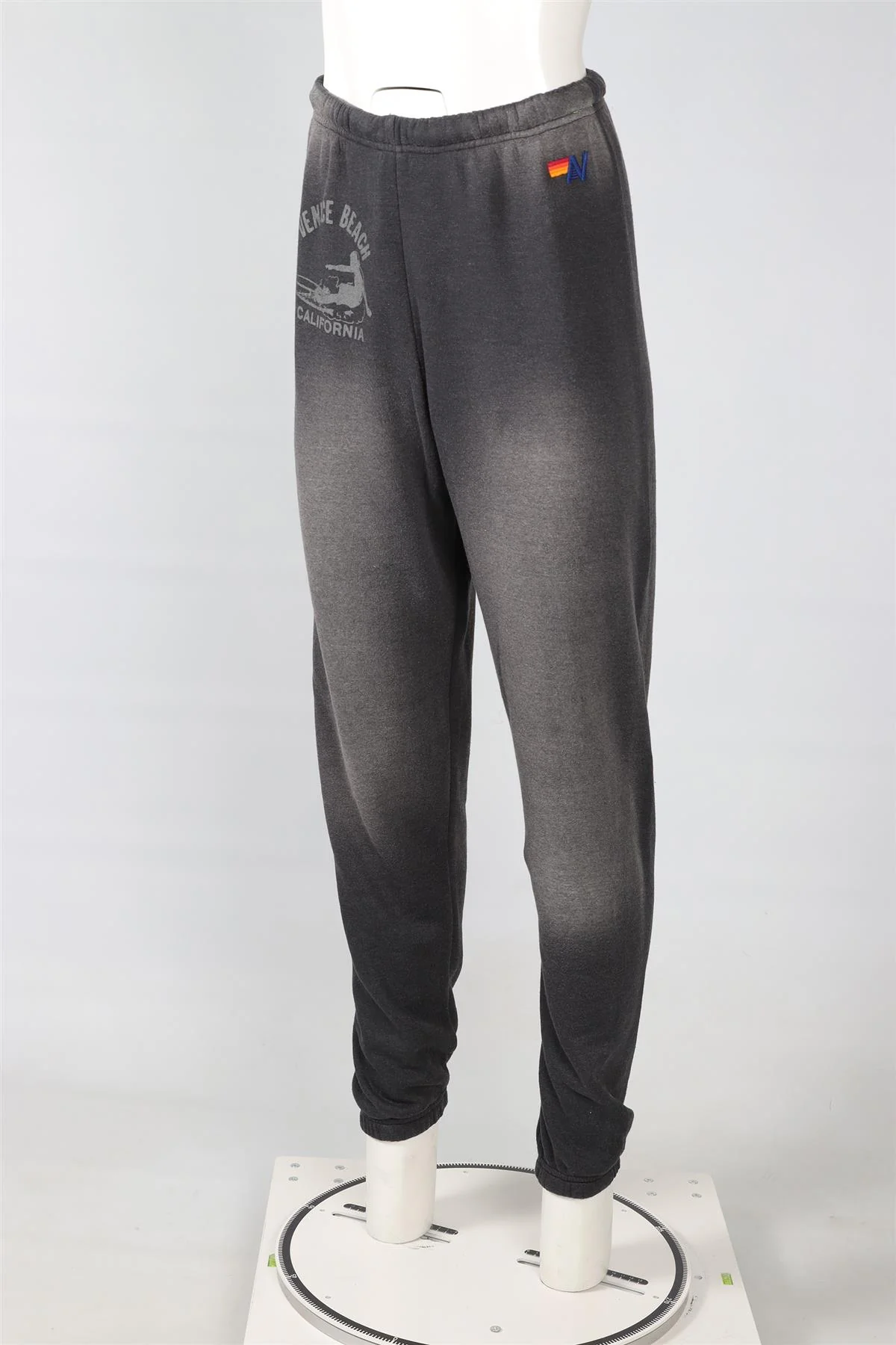 AVIATOR NATION GREY COTTON TRACK PANTS SMALL - Image 3
