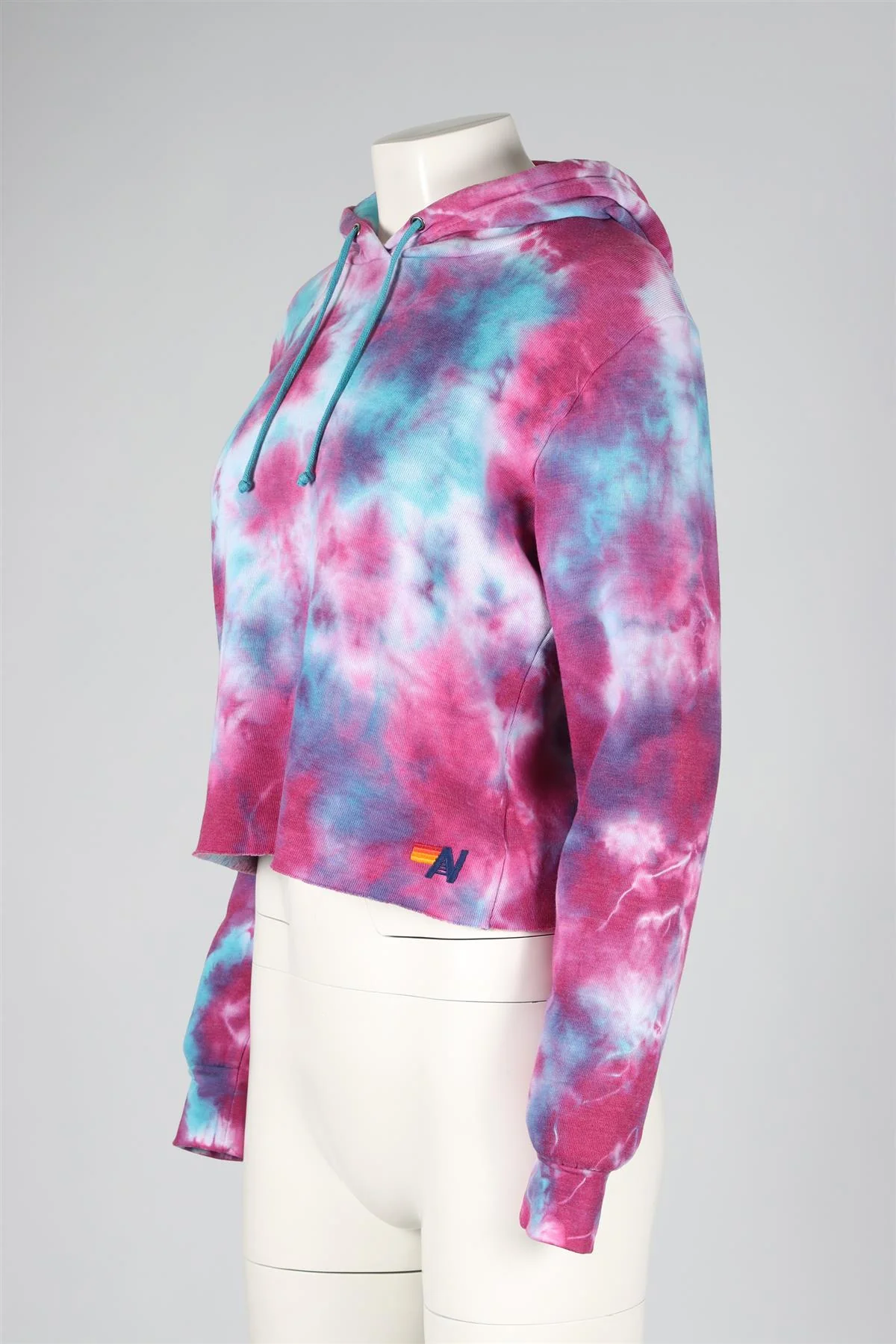 AVIATOR NATION MULTICOLOURED COTTON BLEND HOODIE SMALL - Image 3