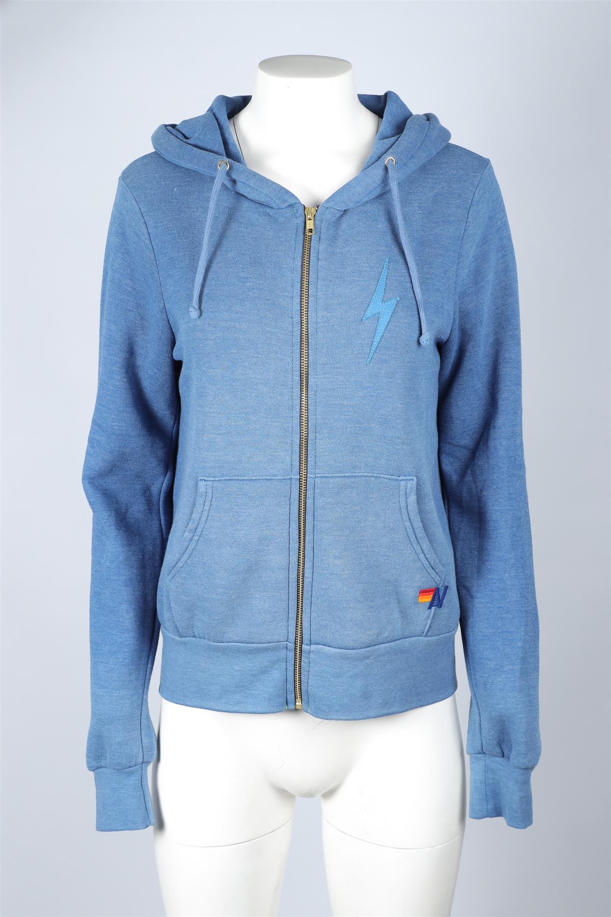 AVIATOR NATION NAVY COTTON HOODIE XSMALL - Image 2