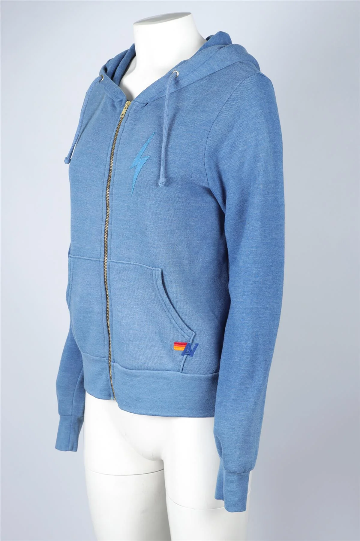 AVIATOR NATION NAVY COTTON HOODIE XSMALL - Image 3