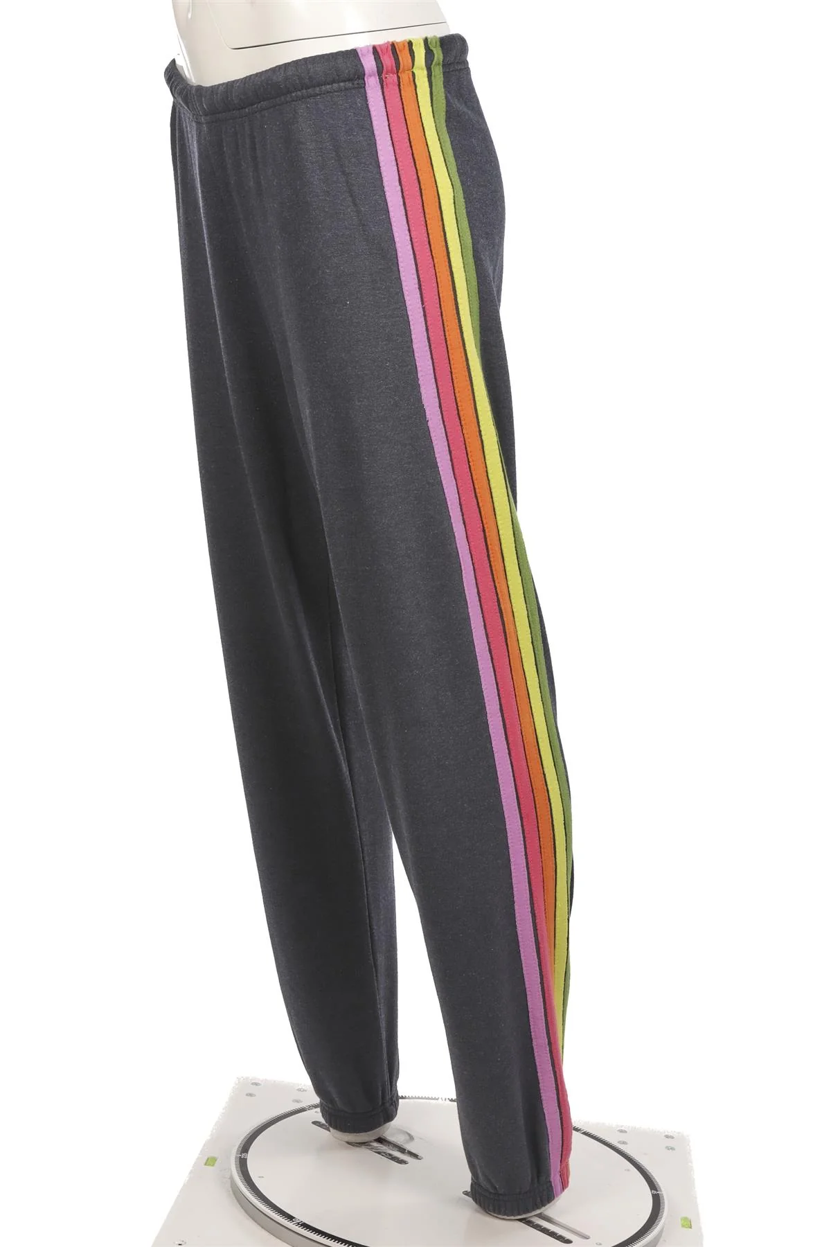 AVIATOR NATION NAVY COTTON TRACK PANTS MEDIUM - Image 3