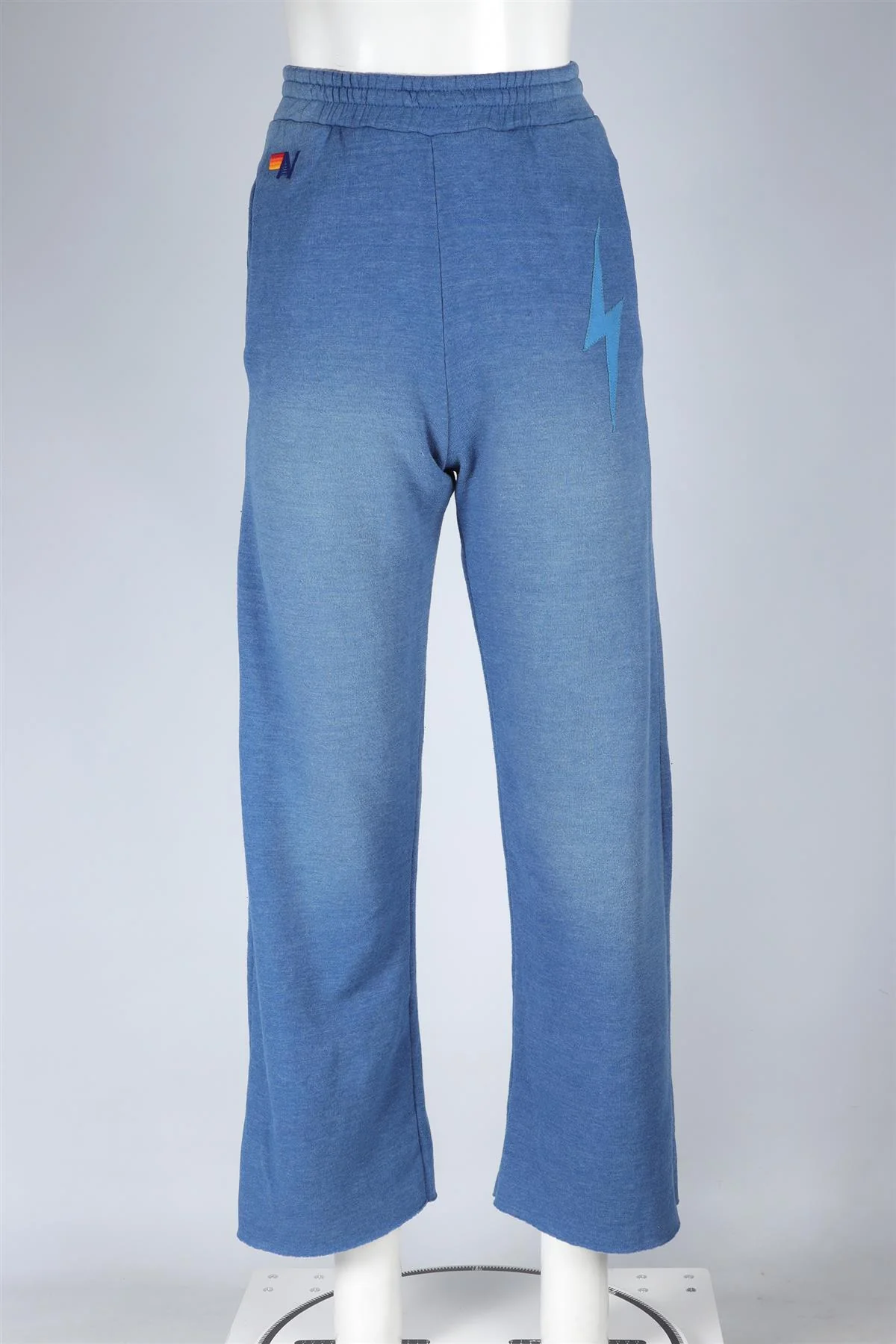 AVIATOR NATION NAVY COTTON TRACK PANTS XSMALL - Image 2