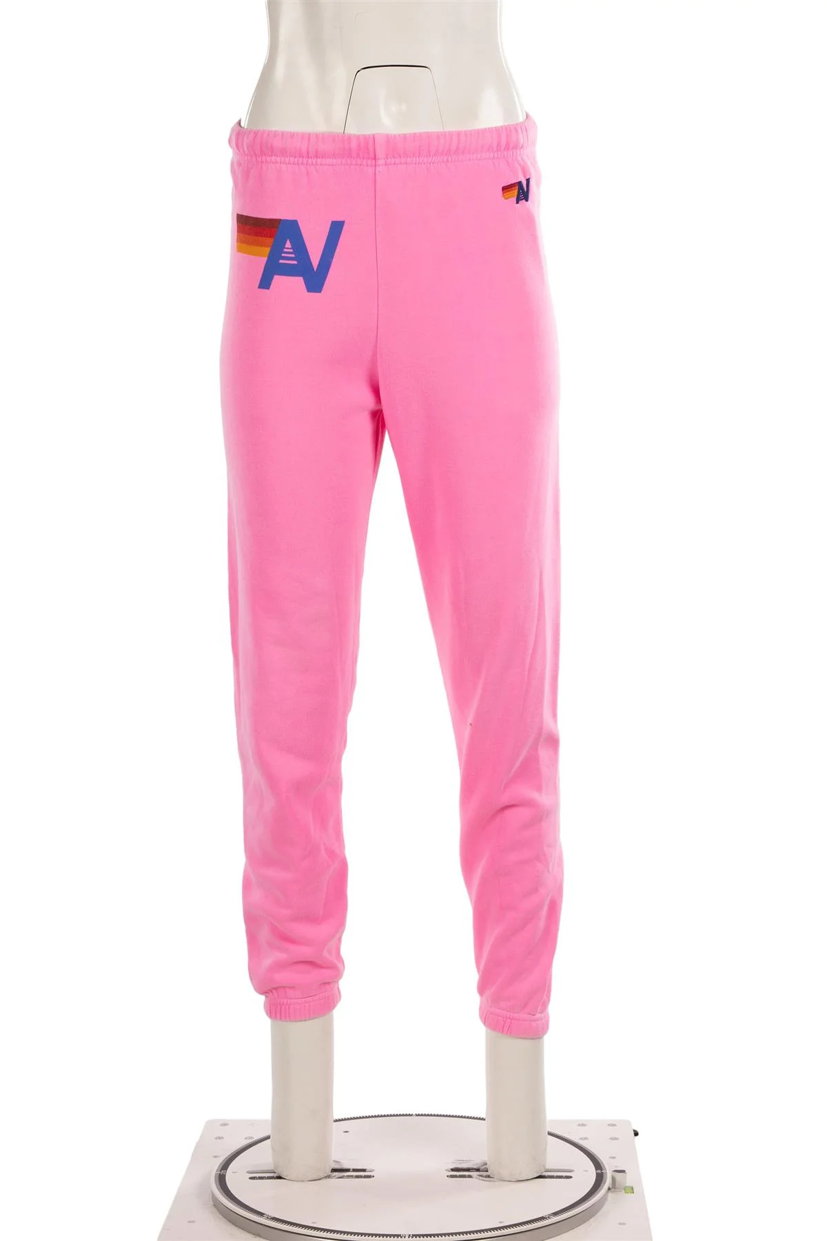 AVIATOR NATION PINK COTTON TRACK PANTS XSMALL - Image 2