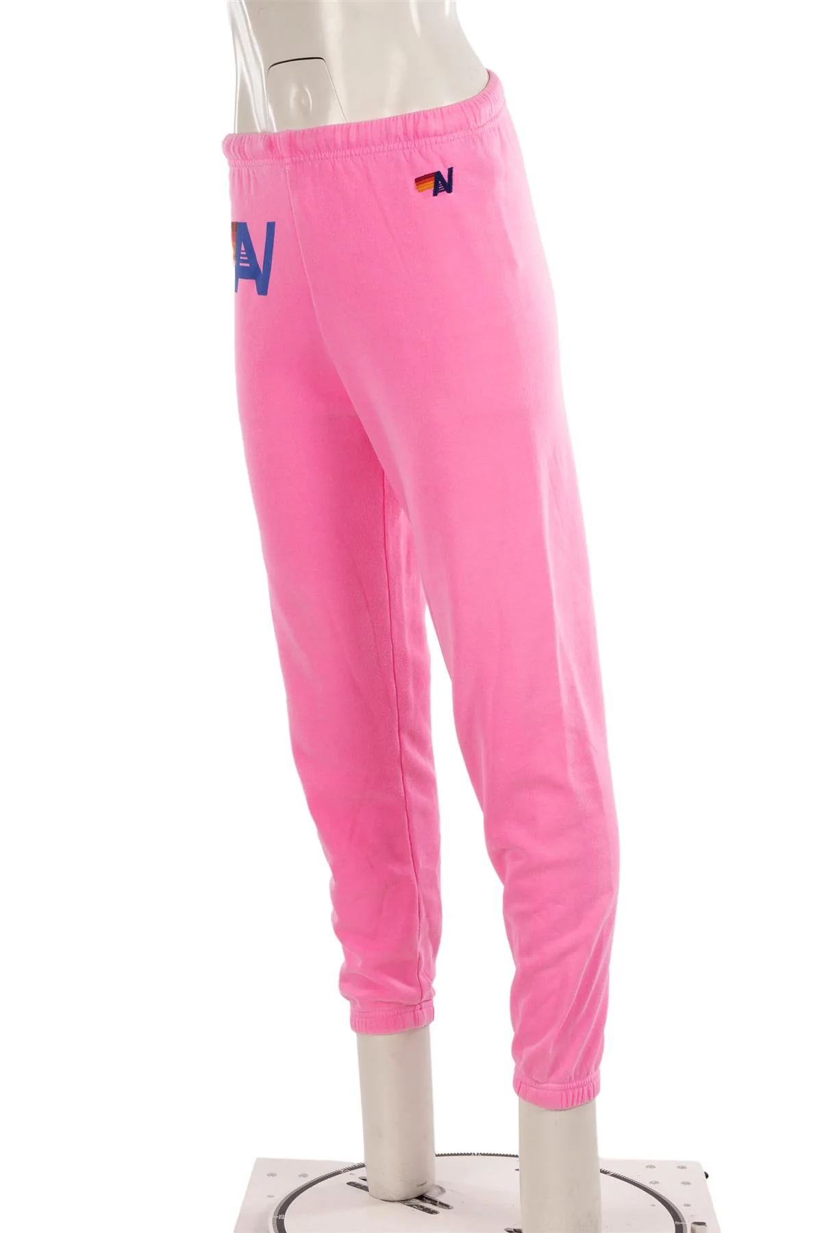 AVIATOR NATION PINK COTTON TRACK PANTS XSMALL - Image 3