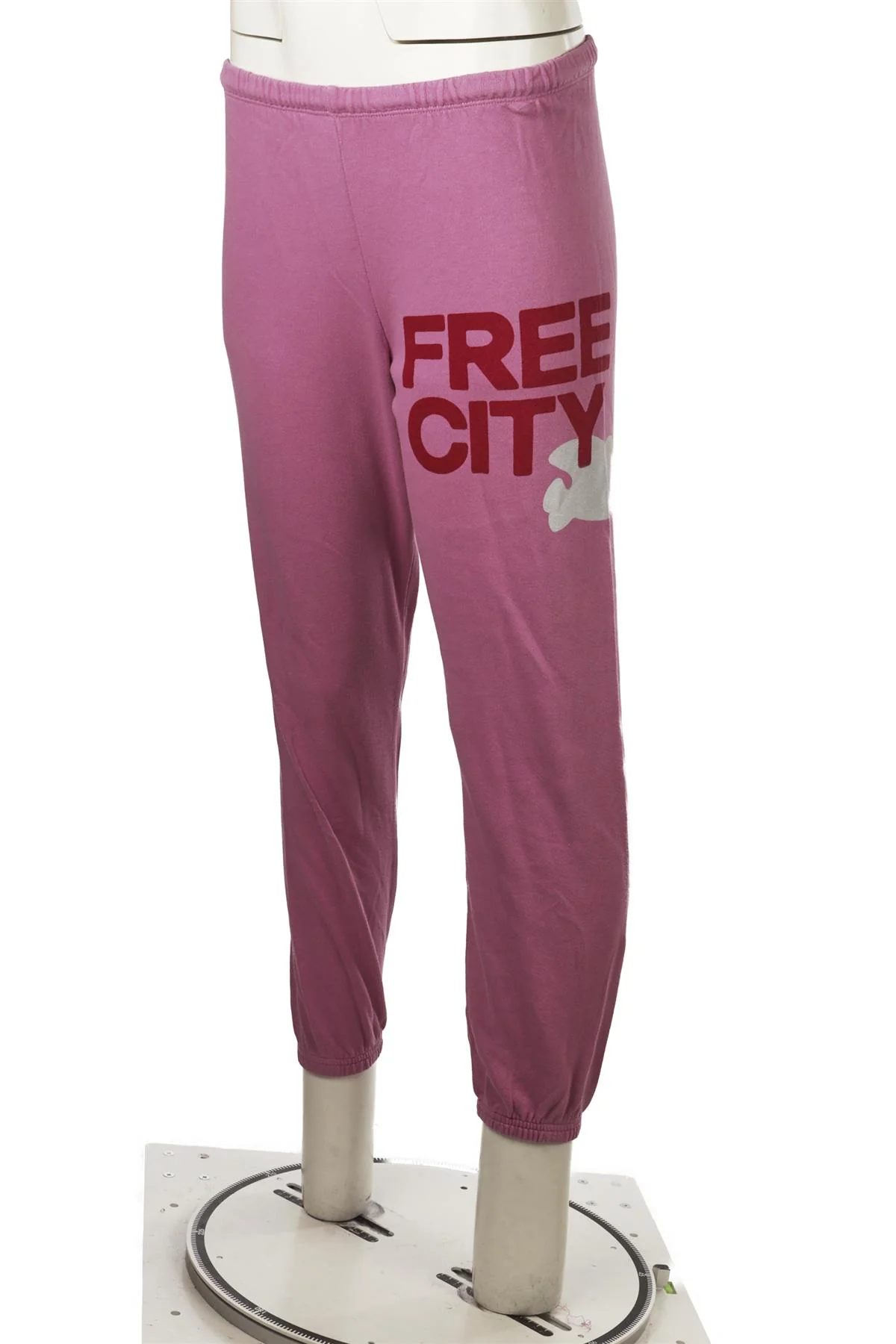 AVIATOR NATION PINK COTTON TRACK PANTS XSMALL - Image 3
