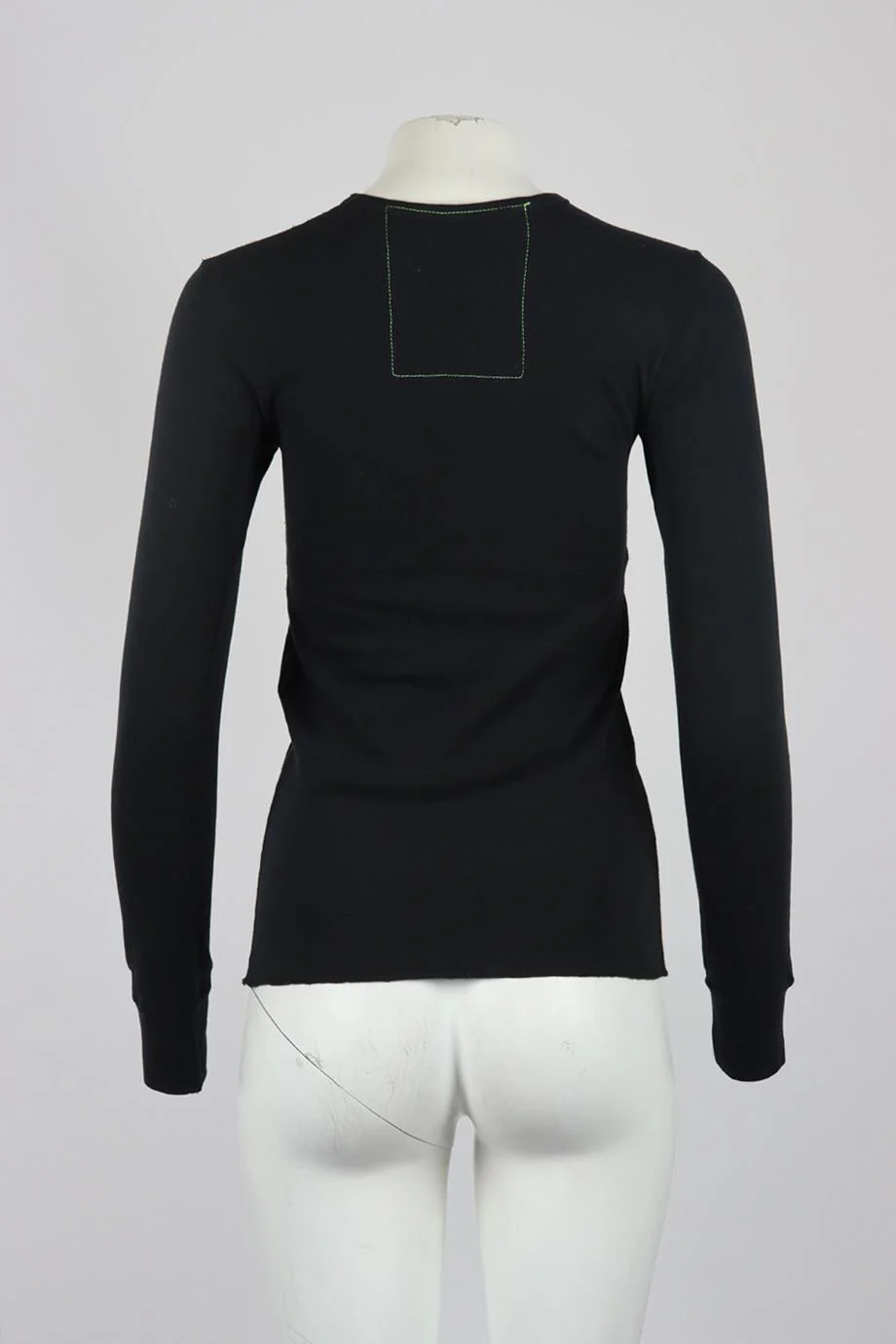 AVIATOR NATION PRINTED WAFFLE KNIT COTTON BLEND TOP SMALL - Image 4